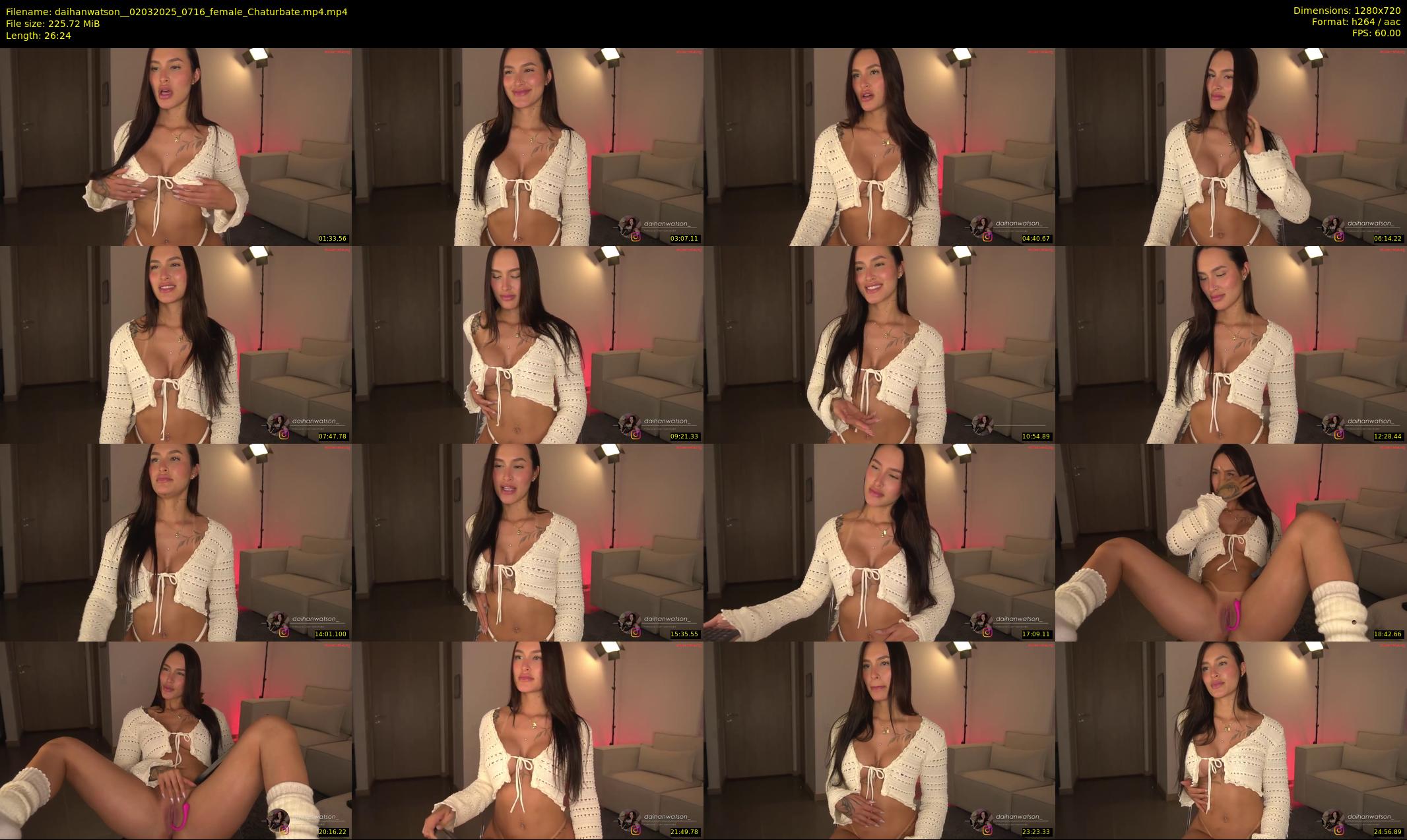daihanwatson_ — 27 minute Chaturbate female cam show recording, 720p, Mar 2, 2025