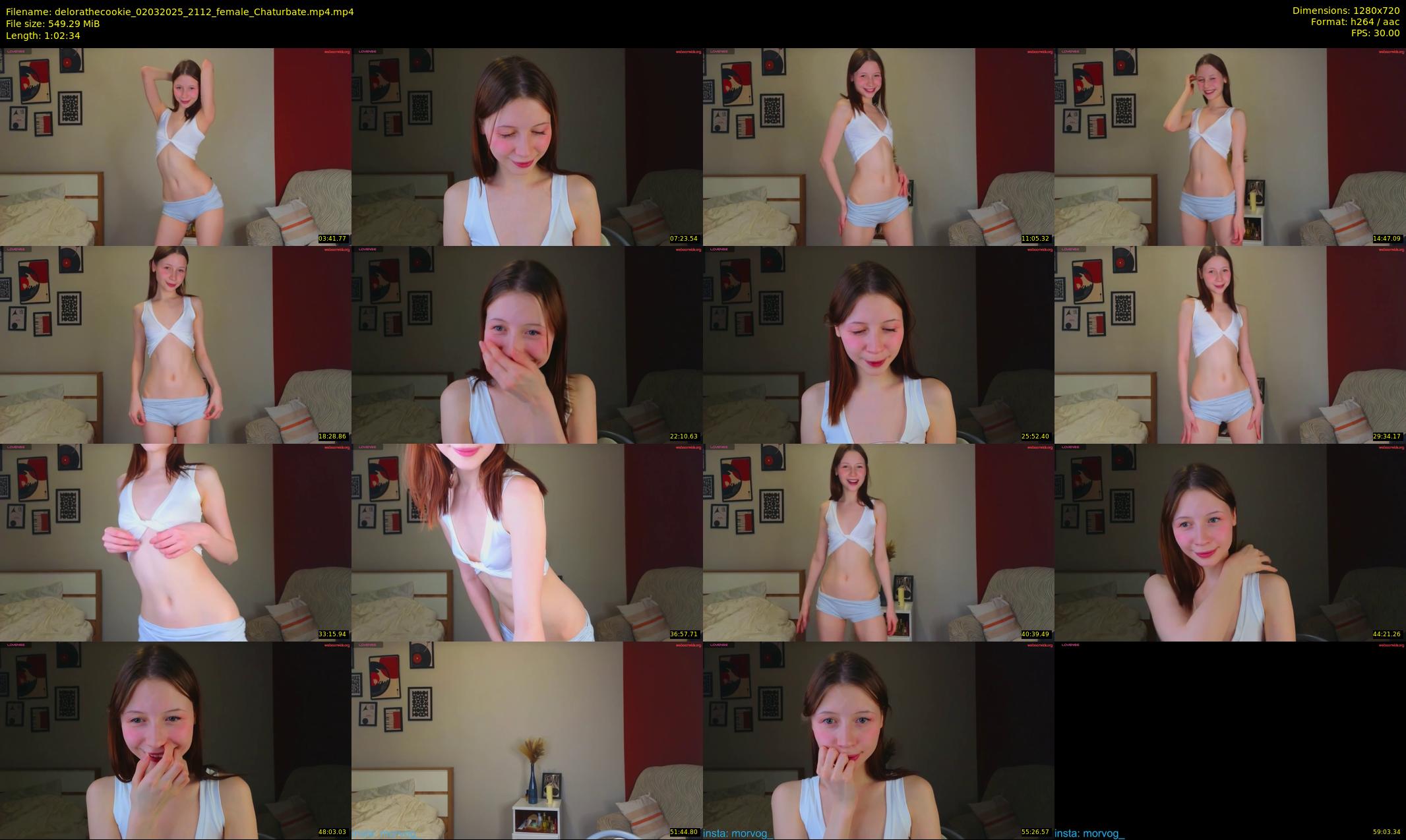 delorathecookie — 63 minute Chaturbate female cam show recording, 720p, Mar 2, 2025