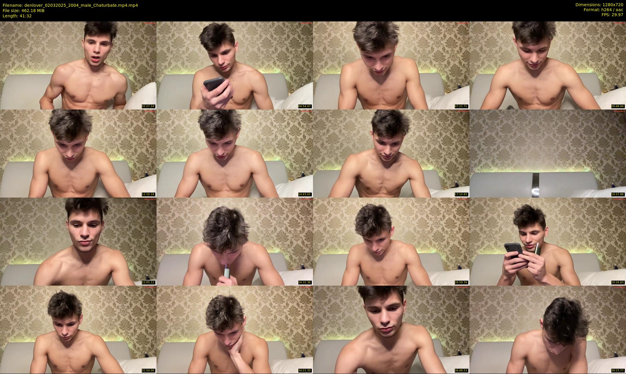 denlover — 42 minute Chaturbate male cam show recording, 720p, Mar 2, 2025