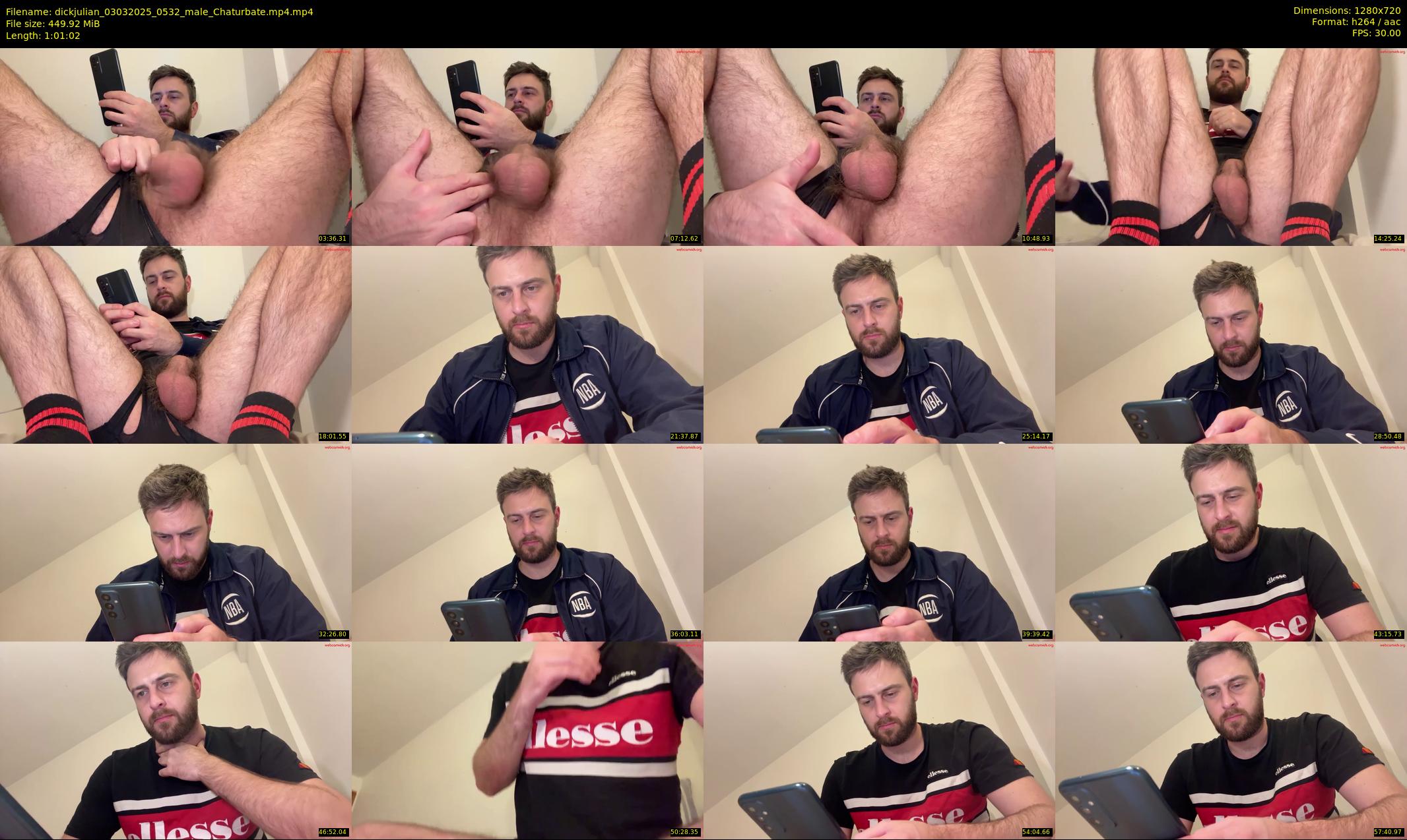dickjulian — 62 minute Chaturbate male cam show recording, 720p, Mar 3, 2025