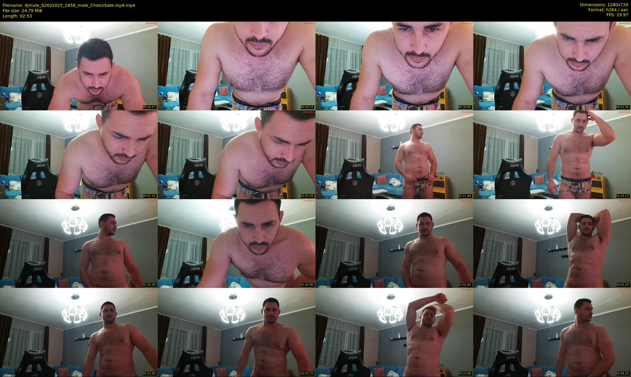 djmute — 3 minute Chaturbate male cam show recording, 720p, Mar 2, 2025