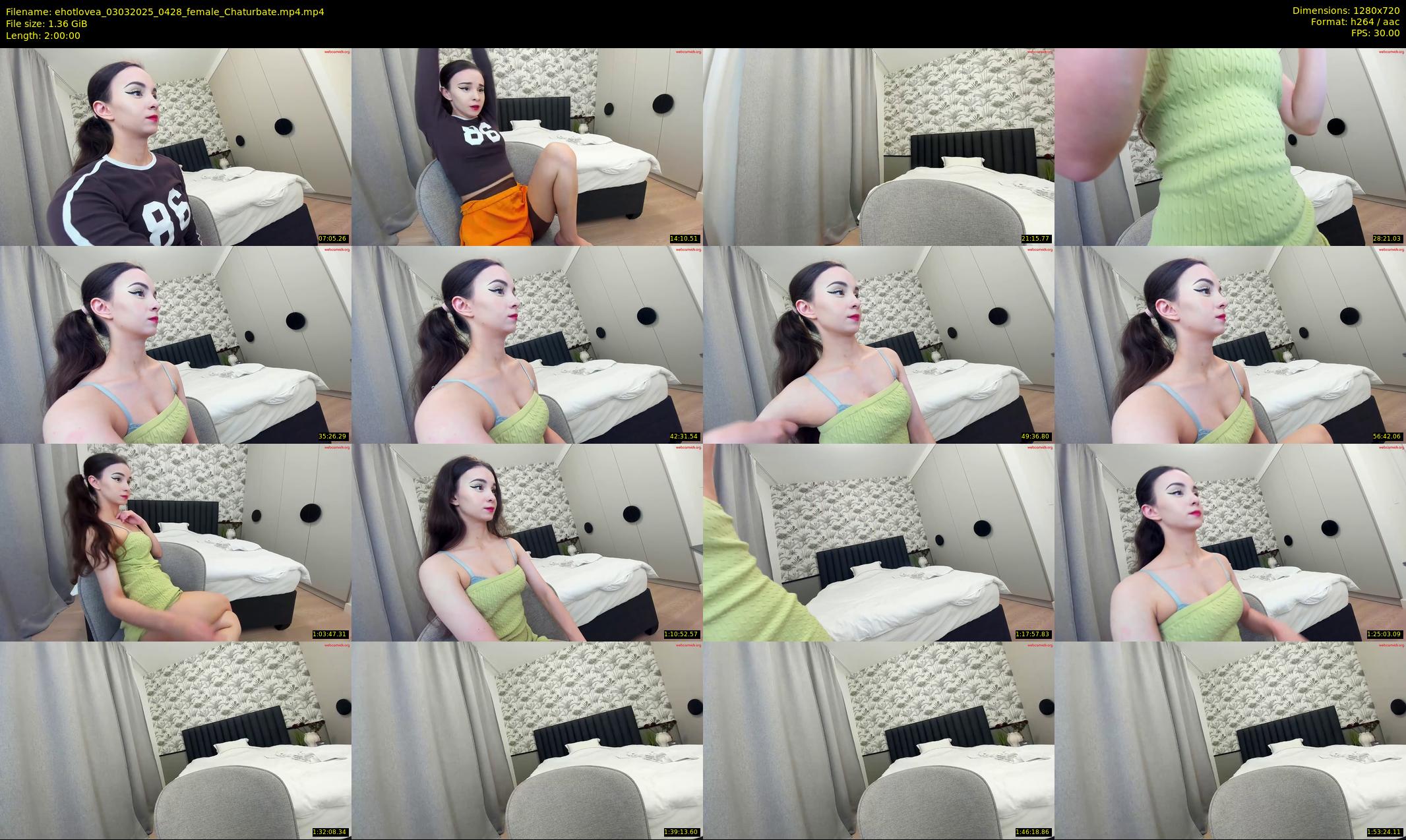 ehotlovea — 120 minute Chaturbate female cam show recording, 720p, Mar 3, 2025