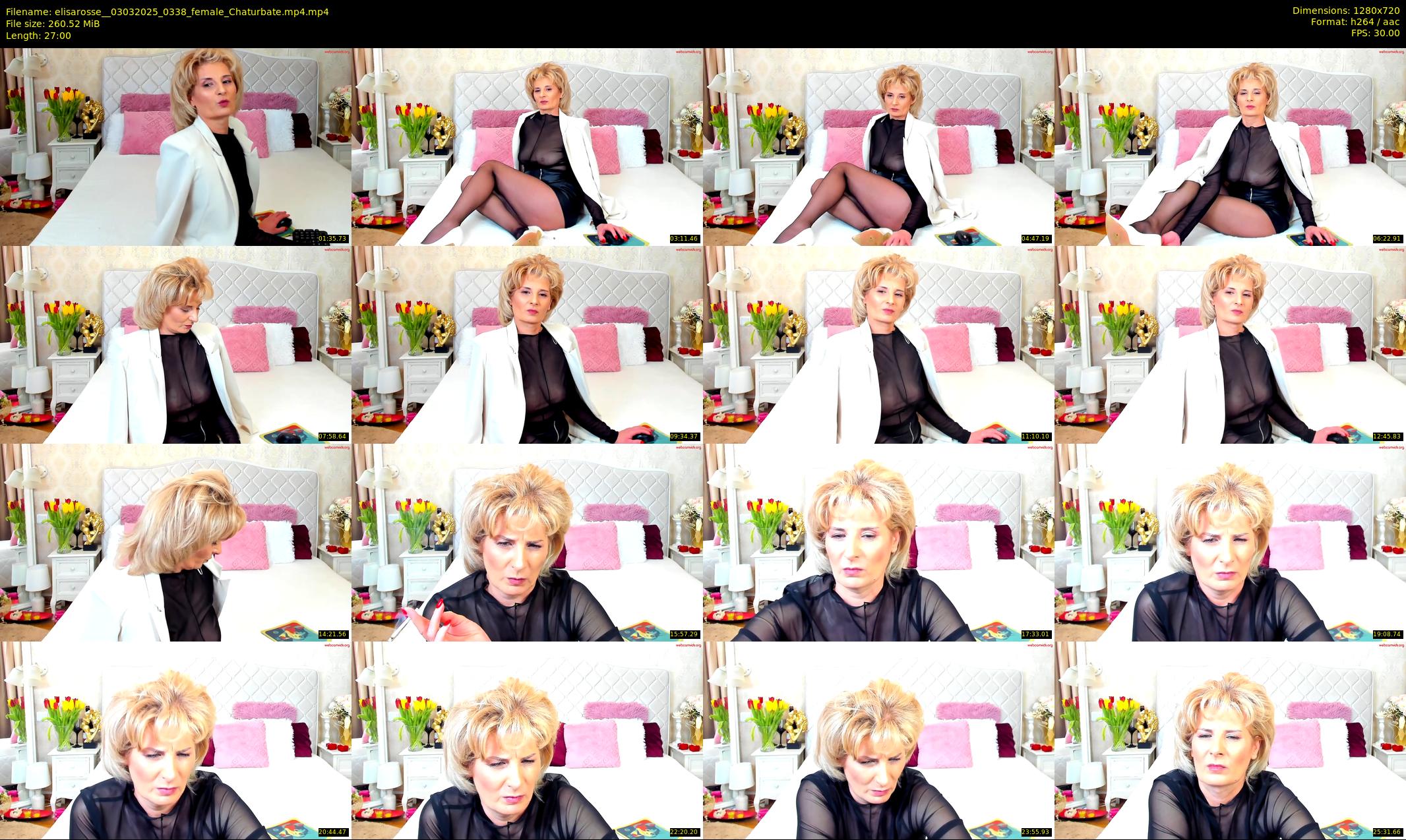 elisarosse_ — 27 minute Chaturbate female cam show recording, 720p, Mar 3, 2025