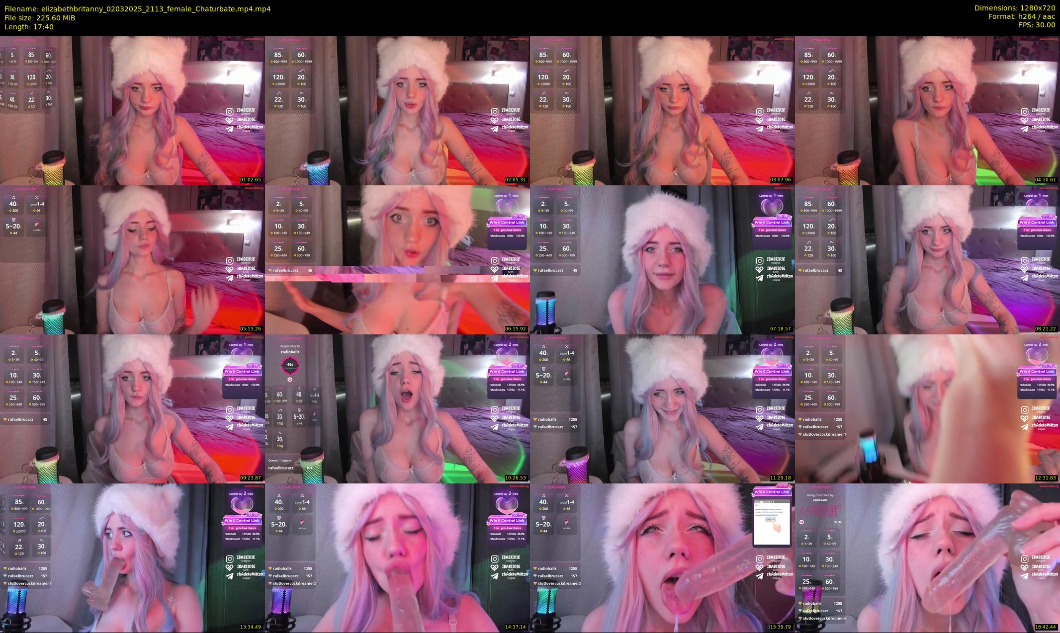 elizabethbritanny — 18 minute Chaturbate female cam show recording, 720p, Mar 2, 2025