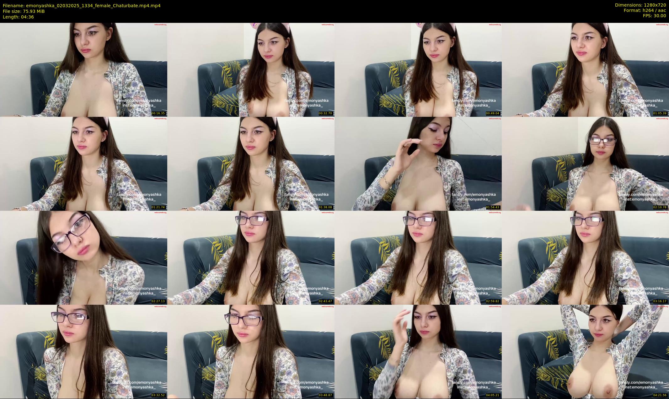 emonyashka — 5 minute Chaturbate couple cam show recording, 720p, Mar 2, 2025