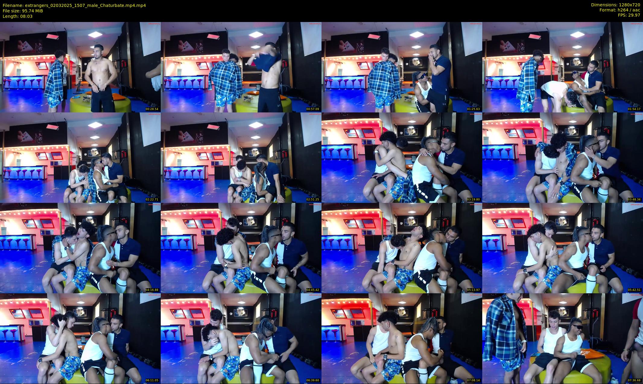 extrangers — 9 minute Chaturbate male cam show recording, 720p, Mar 2, 2025