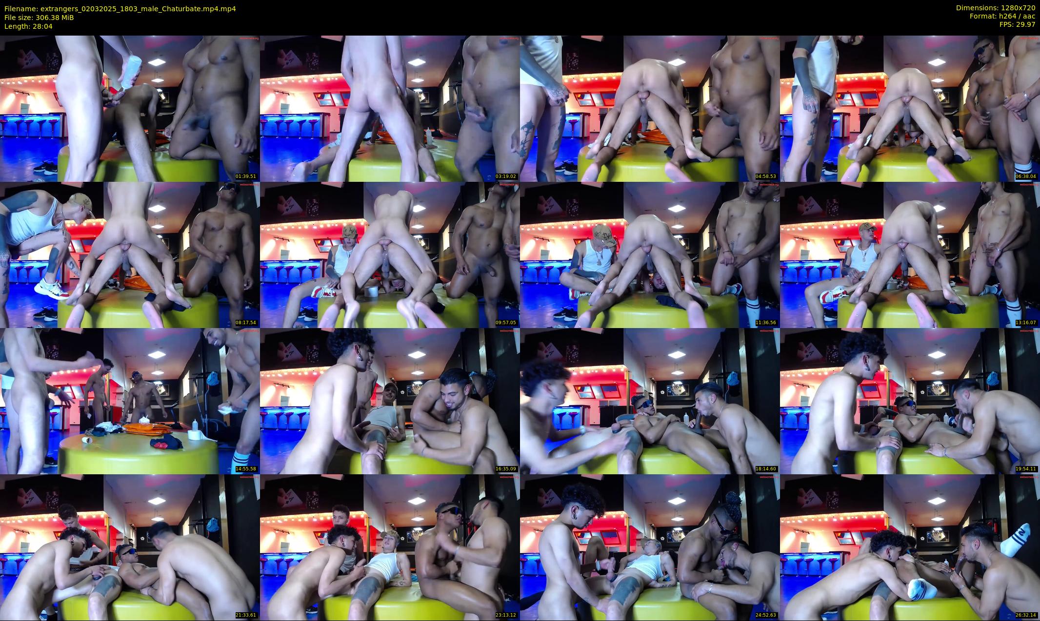 extrangers — 29 minute Chaturbate male cam show recording, 720p, Mar 2, 2025