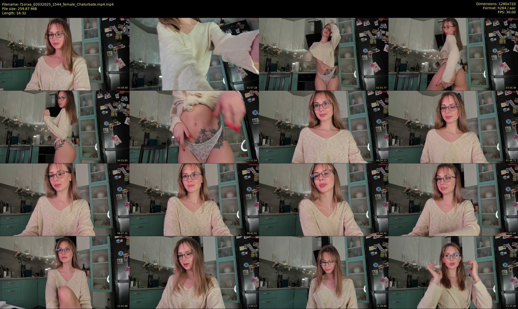 f1oraa — 17 minute Chaturbate female cam show recording, 720p, Mar 2, 2025