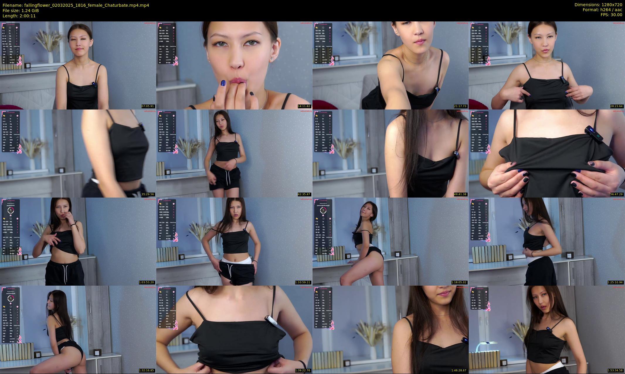 fallingflower — 121 minute Chaturbate female cam show recording, 720p, Mar 2, 2025