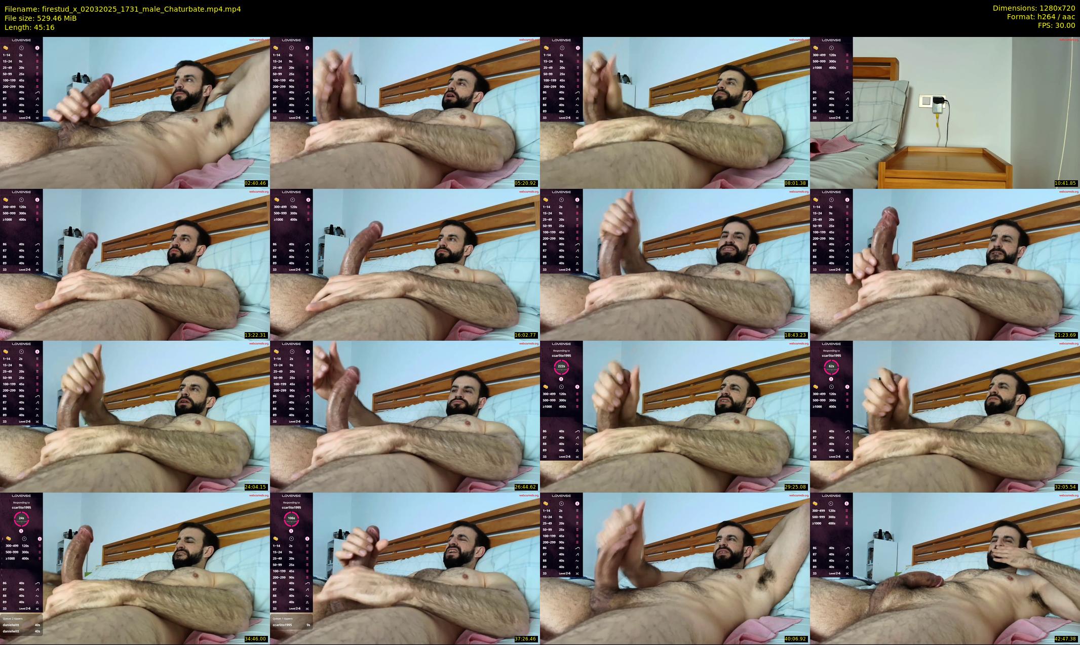 firestud_x — 46 minute Chaturbate male cam show recording, 720p, Mar 2, 2025