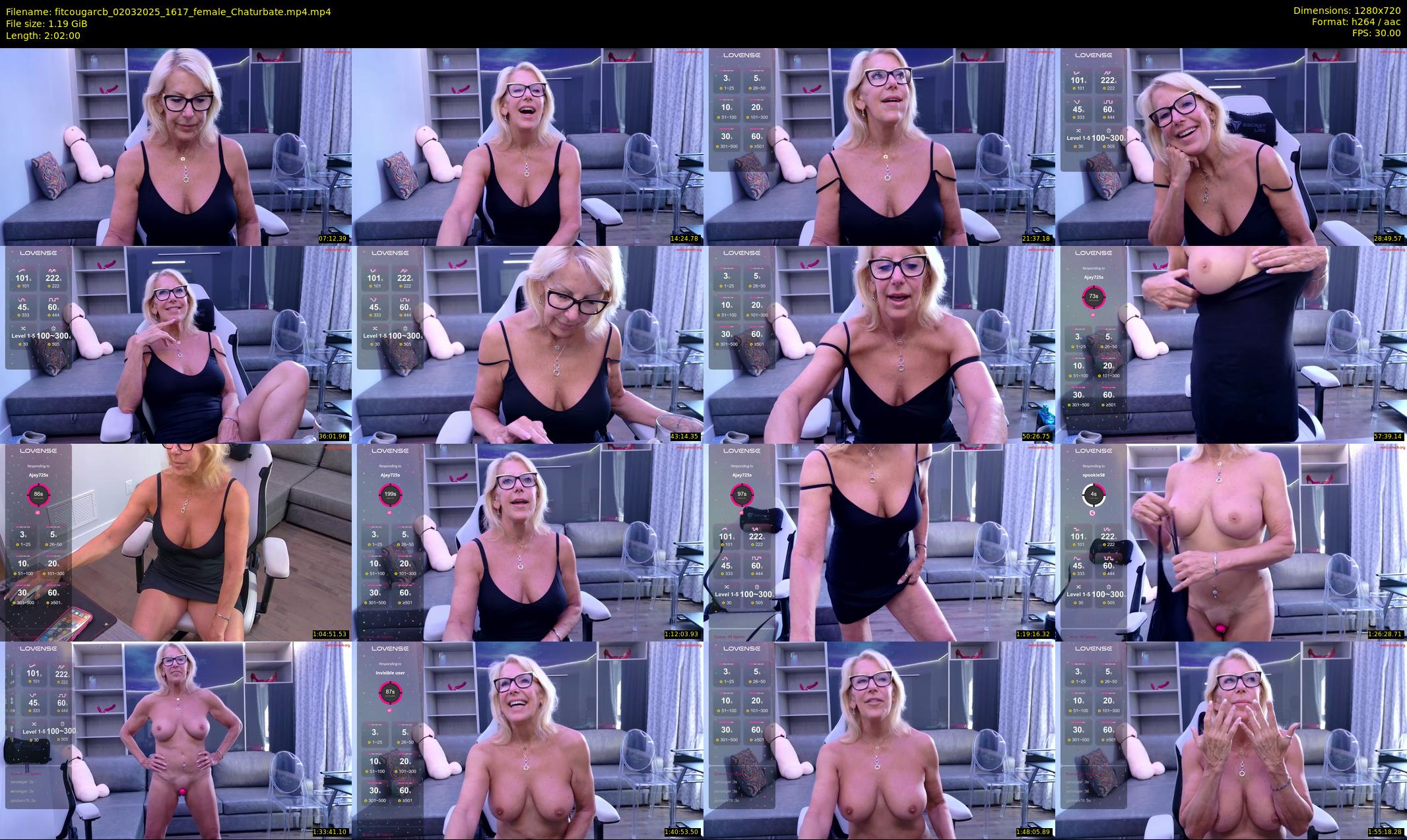 fitcougarcb — 122 minute Chaturbate female cam show recording, 720p, Mar 2, 2025