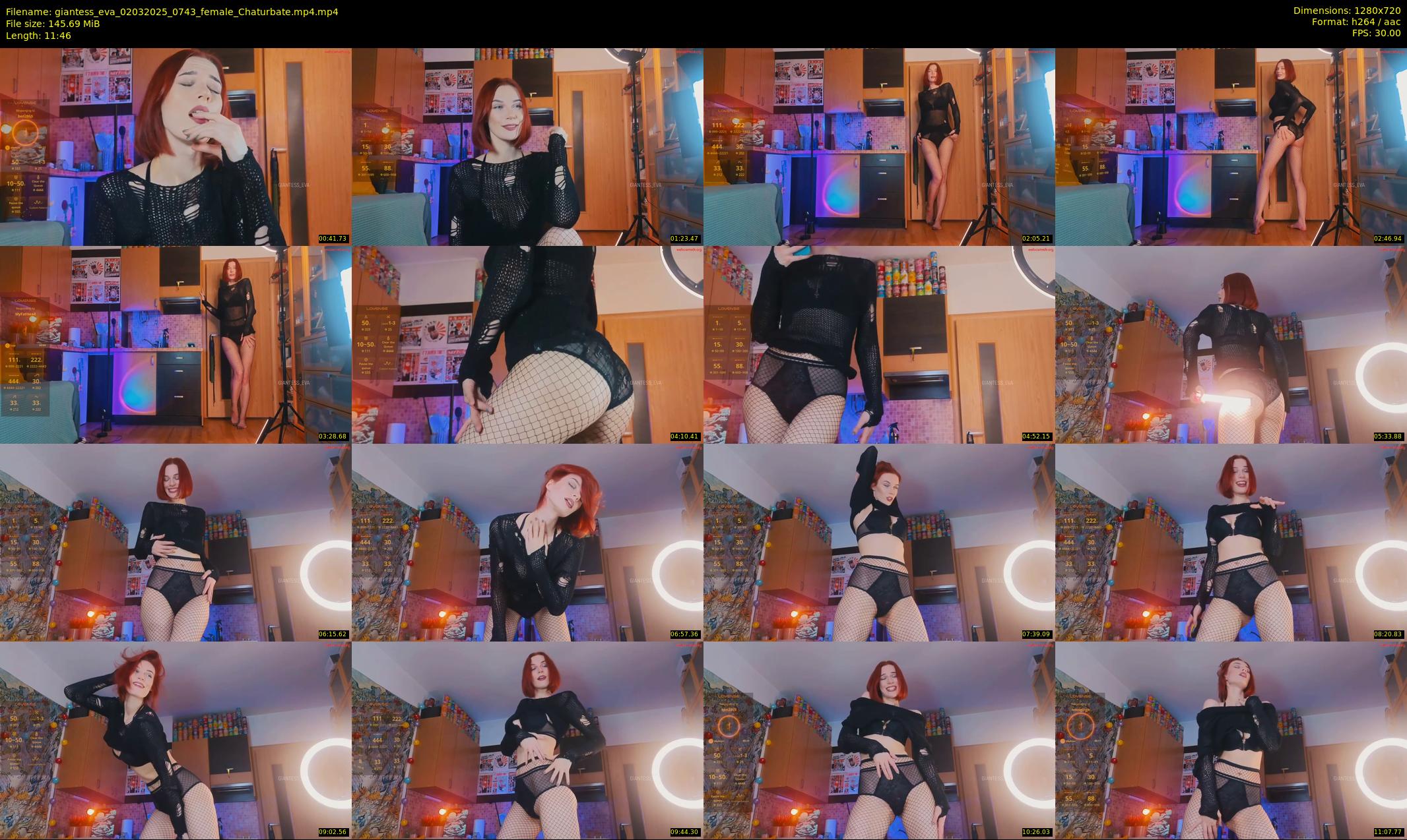 giantess_eva — 12 minute Chaturbate female cam show recording, 720p, Mar 2, 2025