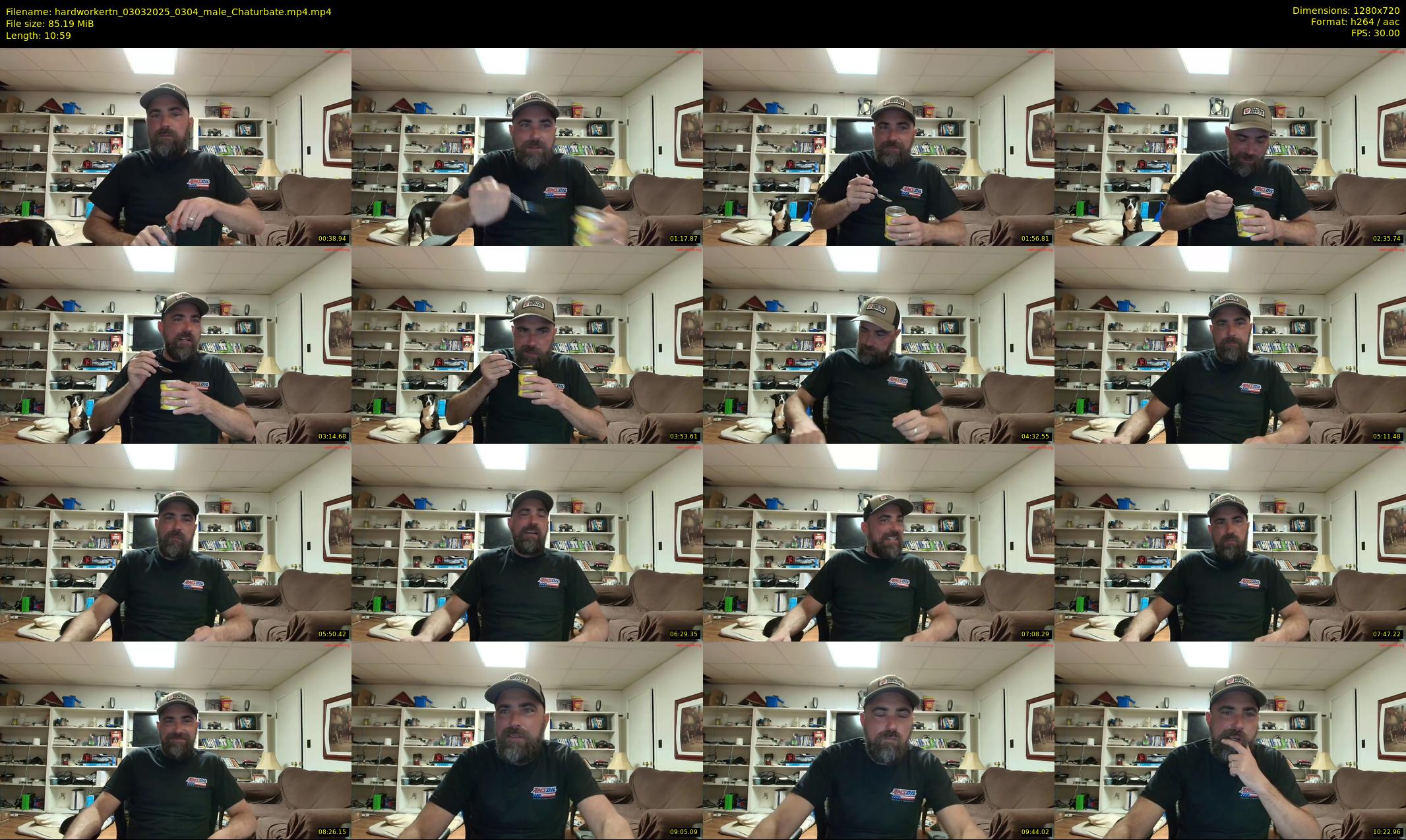 hardworkertn — 11 minute Chaturbate male cam show recording, 720p, Mar 3, 2025