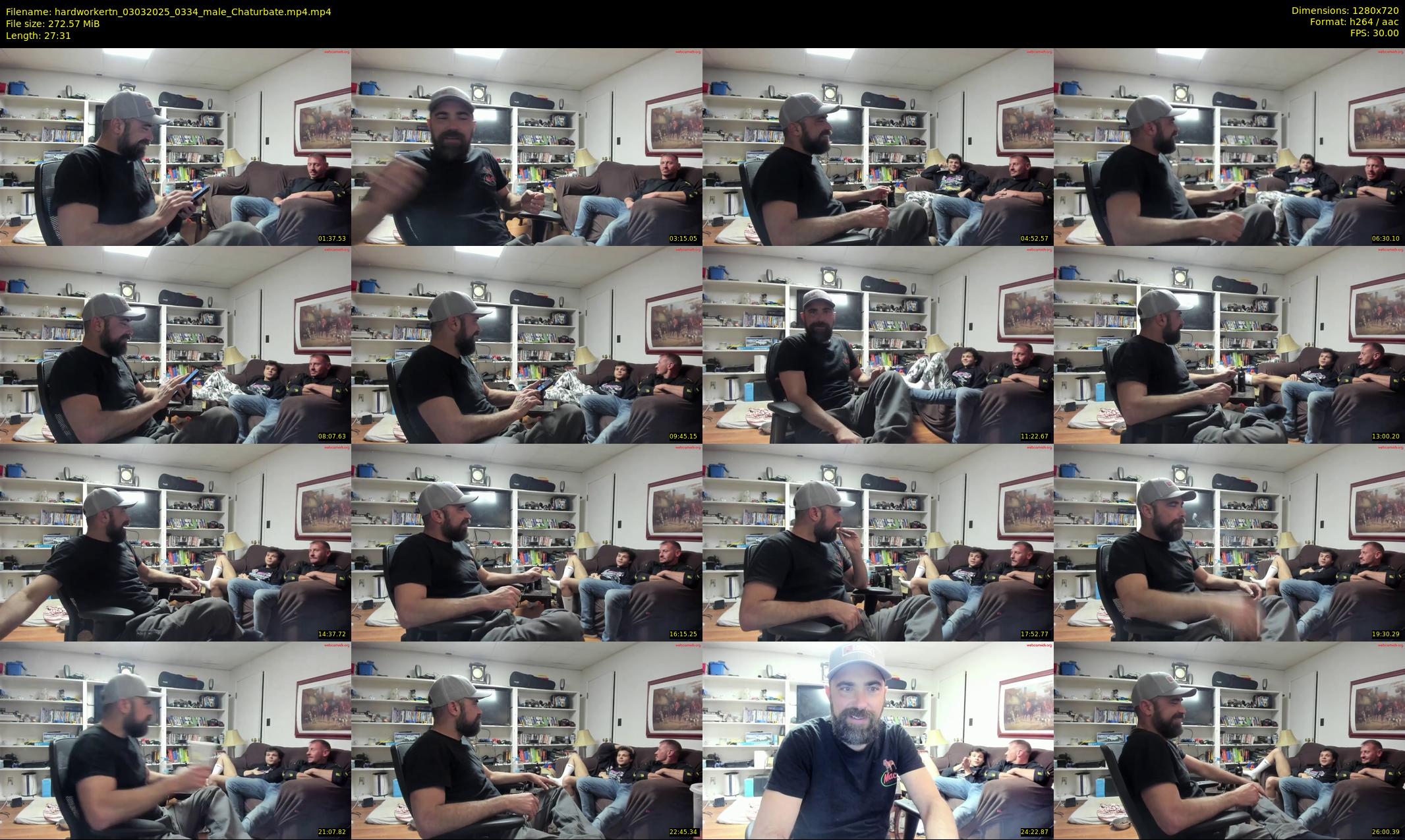 hardworkertn — 28 minute Chaturbate male cam show recording, 720p, Mar 3, 2025