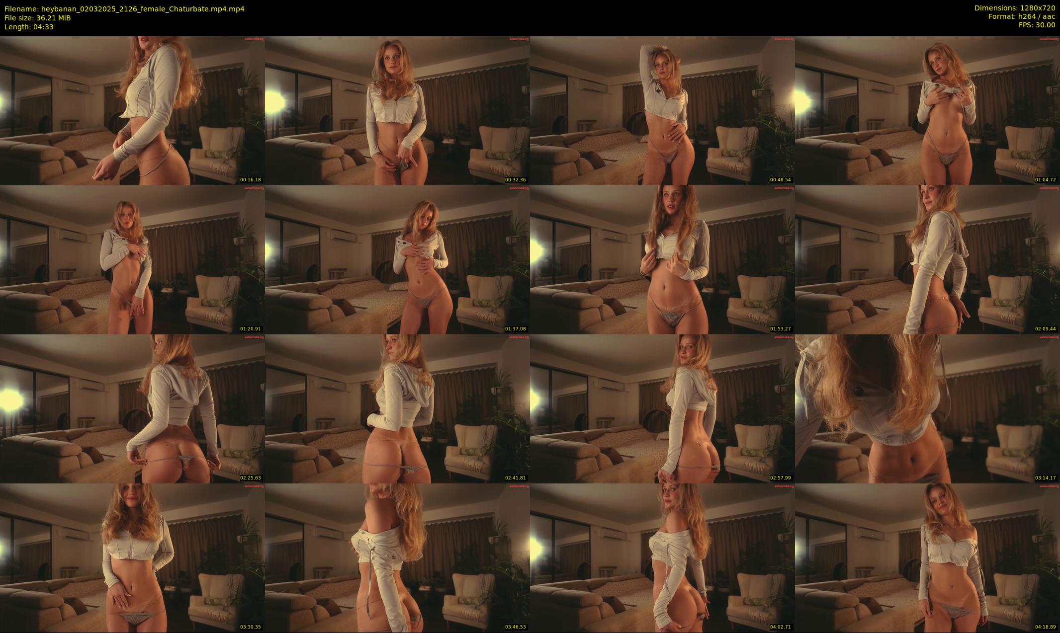 heybanan — 5 minute Chaturbate female cam show recording, 720p, Mar 2, 2025