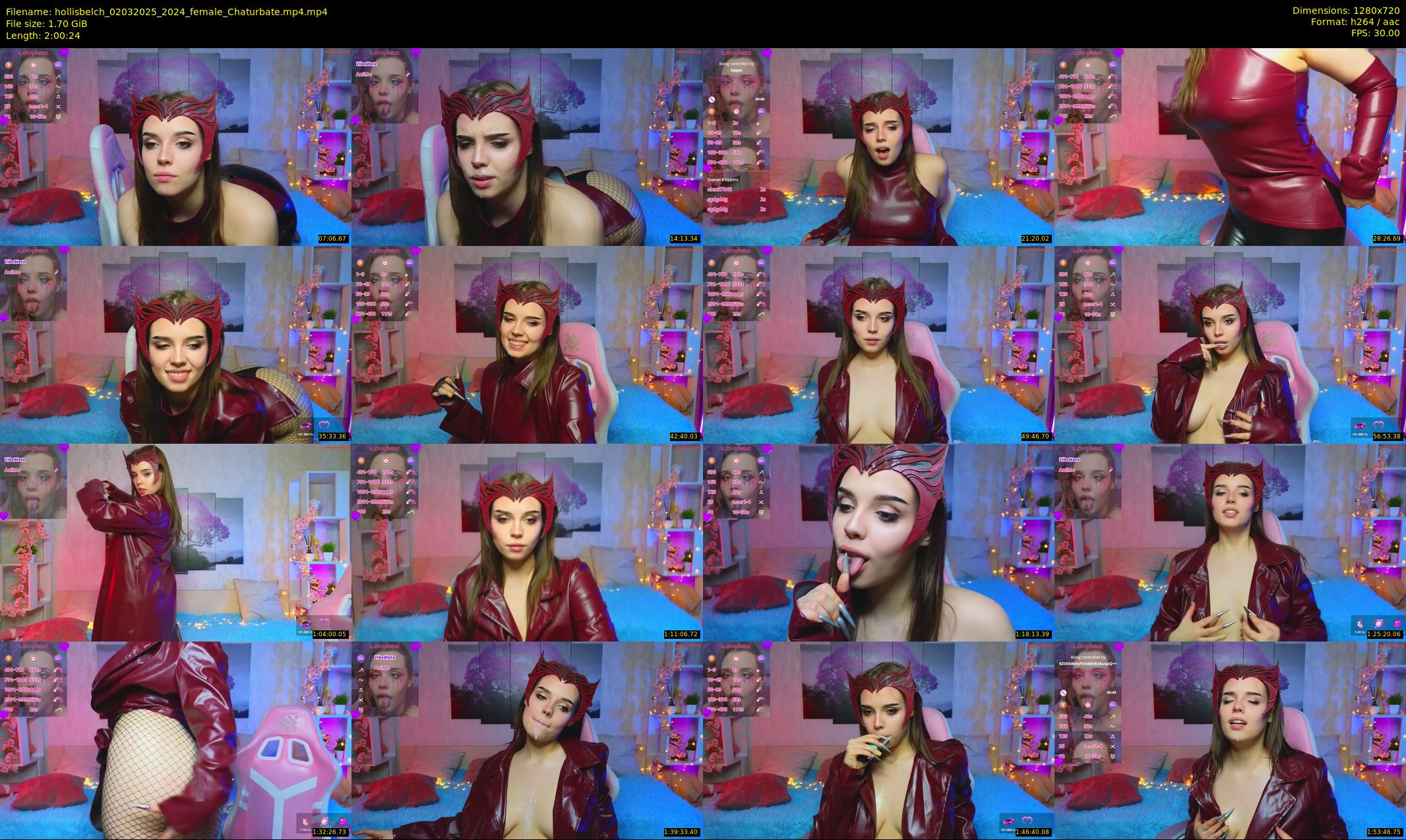 hollisbelch — 121 minute Chaturbate female cam show recording, 720p, Mar 2, 2025