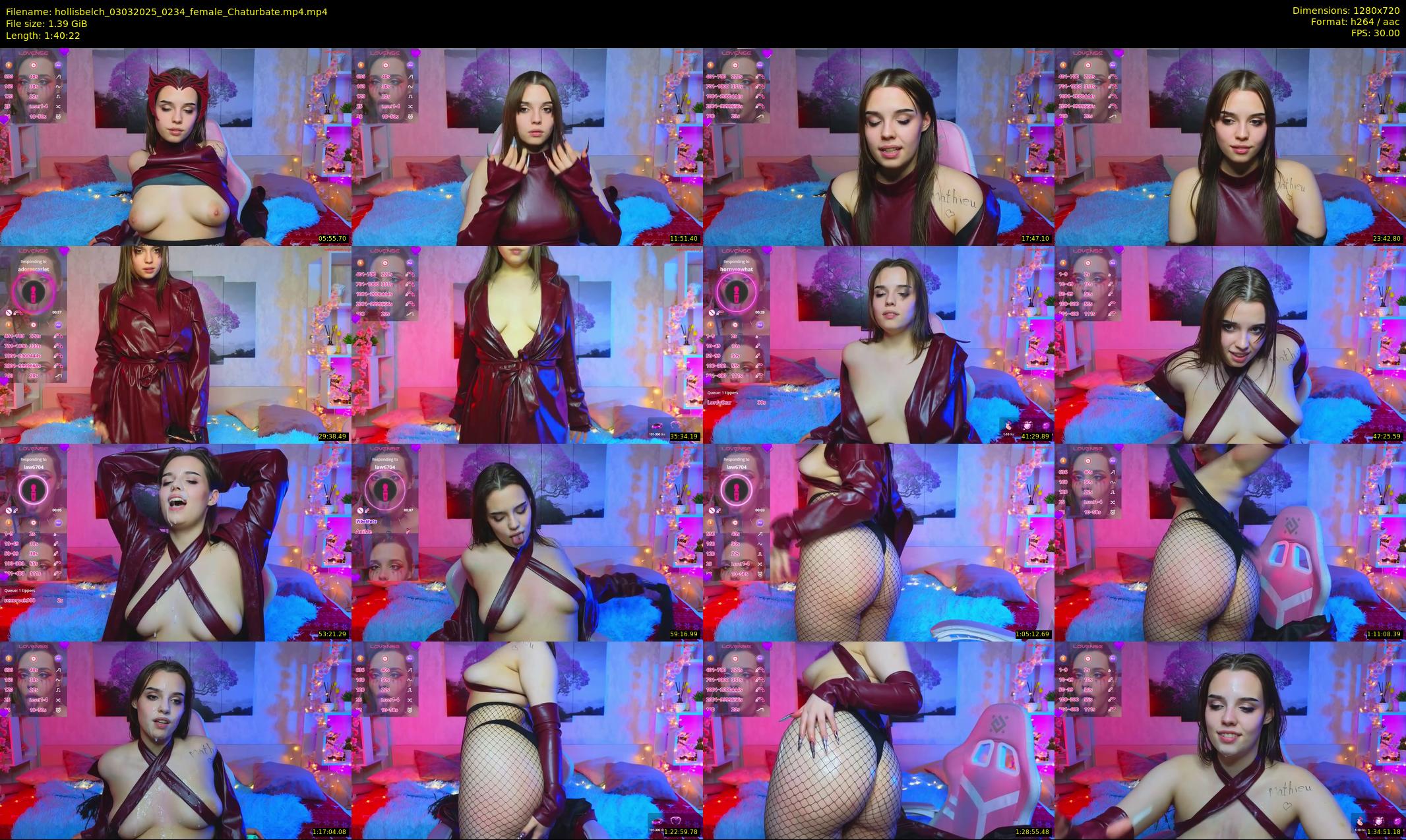 hollisbelch — 101 minute Chaturbate female cam show recording, 720p, Mar 3, 2025