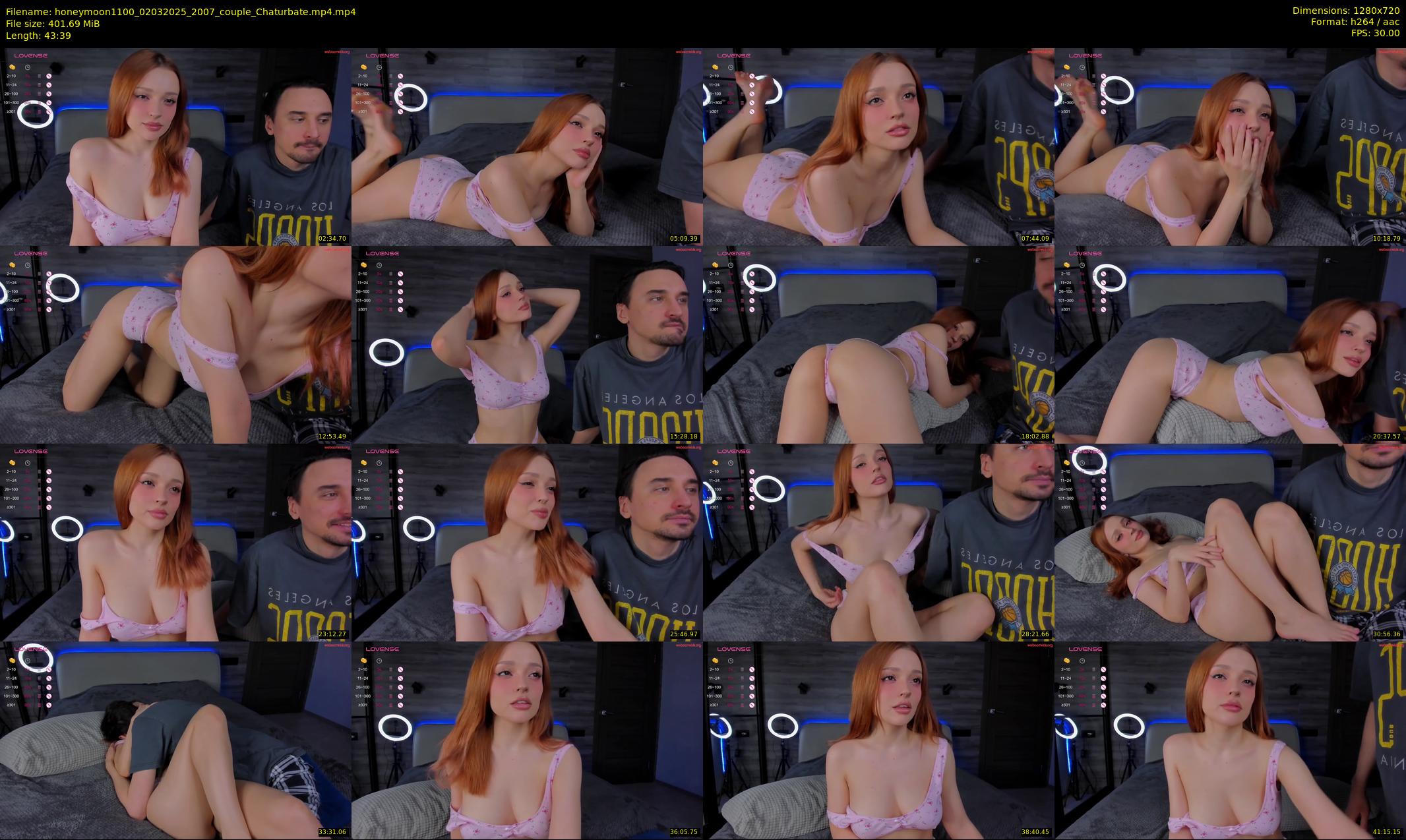 honeymoon1100 — 44 minute Chaturbate couple cam show recording, 720p, Mar 2, 2025