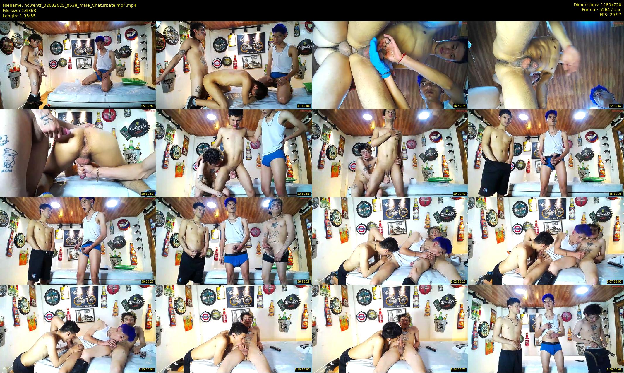 howents — 96 minute Chaturbate male cam show recording, 720p, Mar 2, 2025