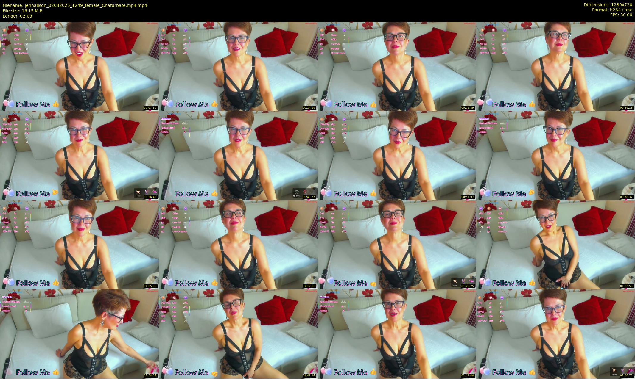 jennalison — 3 minute Chaturbate female cam show recording, 720p, Mar 2, 2025