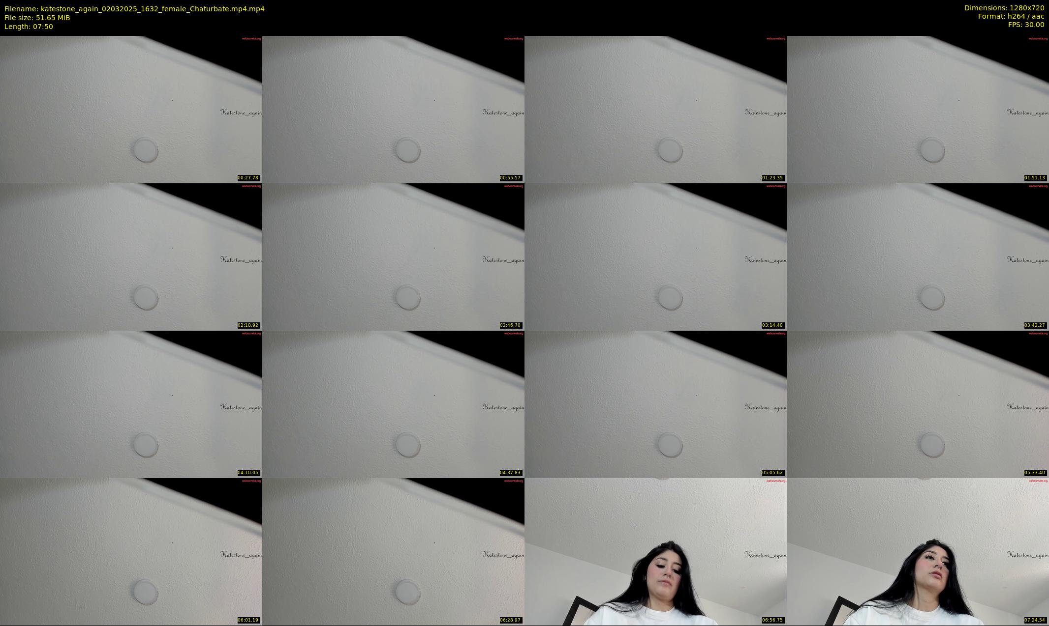 katestone_again — 8 minute Chaturbate female cam show recording, 720p, Mar 2, 2025