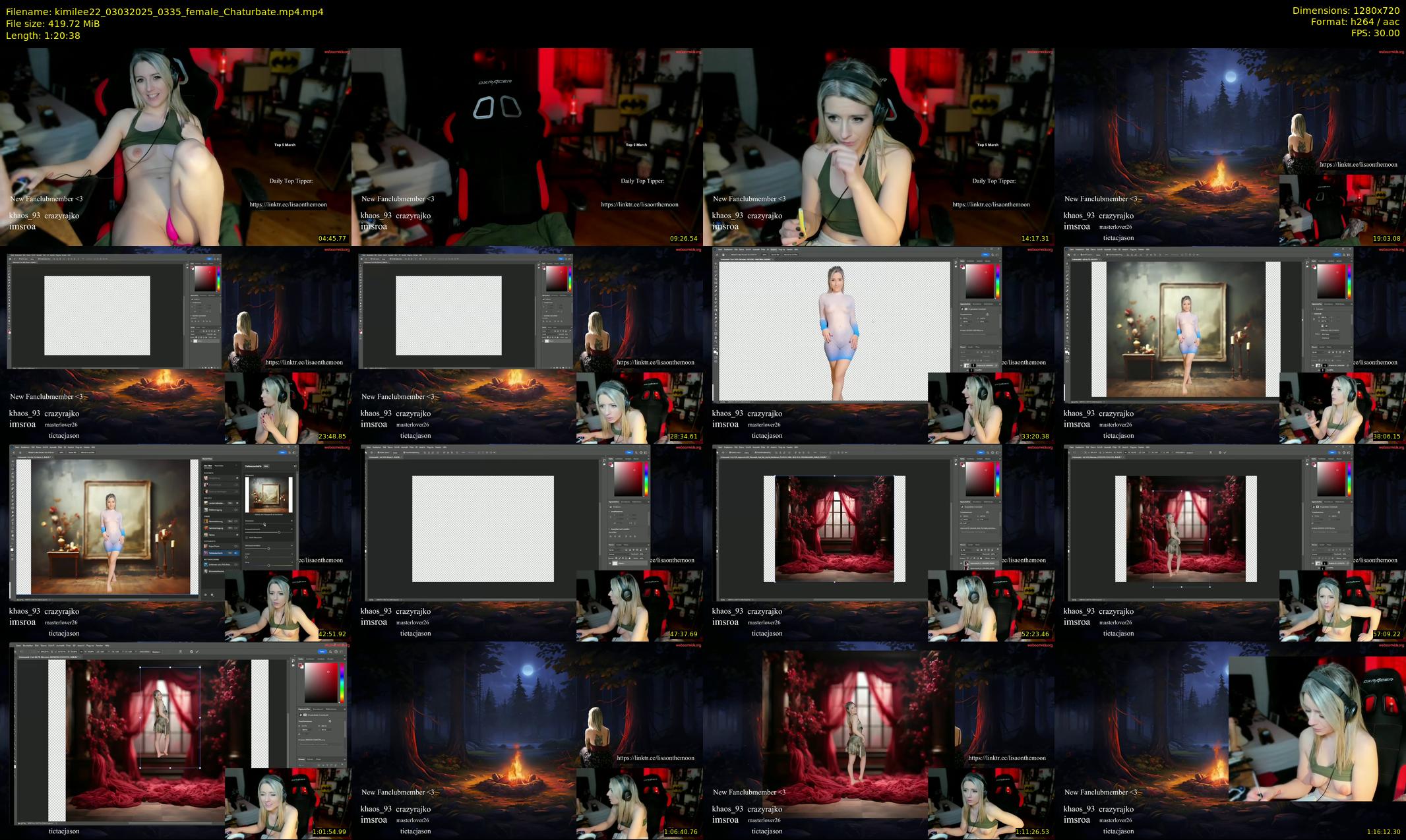 kimilee22 — 81 minute Chaturbate female cam show recording, 720p, Mar 3, 2025
