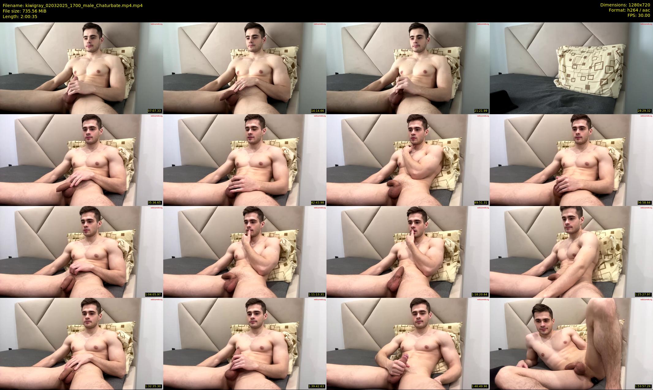 kiwigray — 121 minute Chaturbate male cam show recording, 720p, Mar 2, 2025