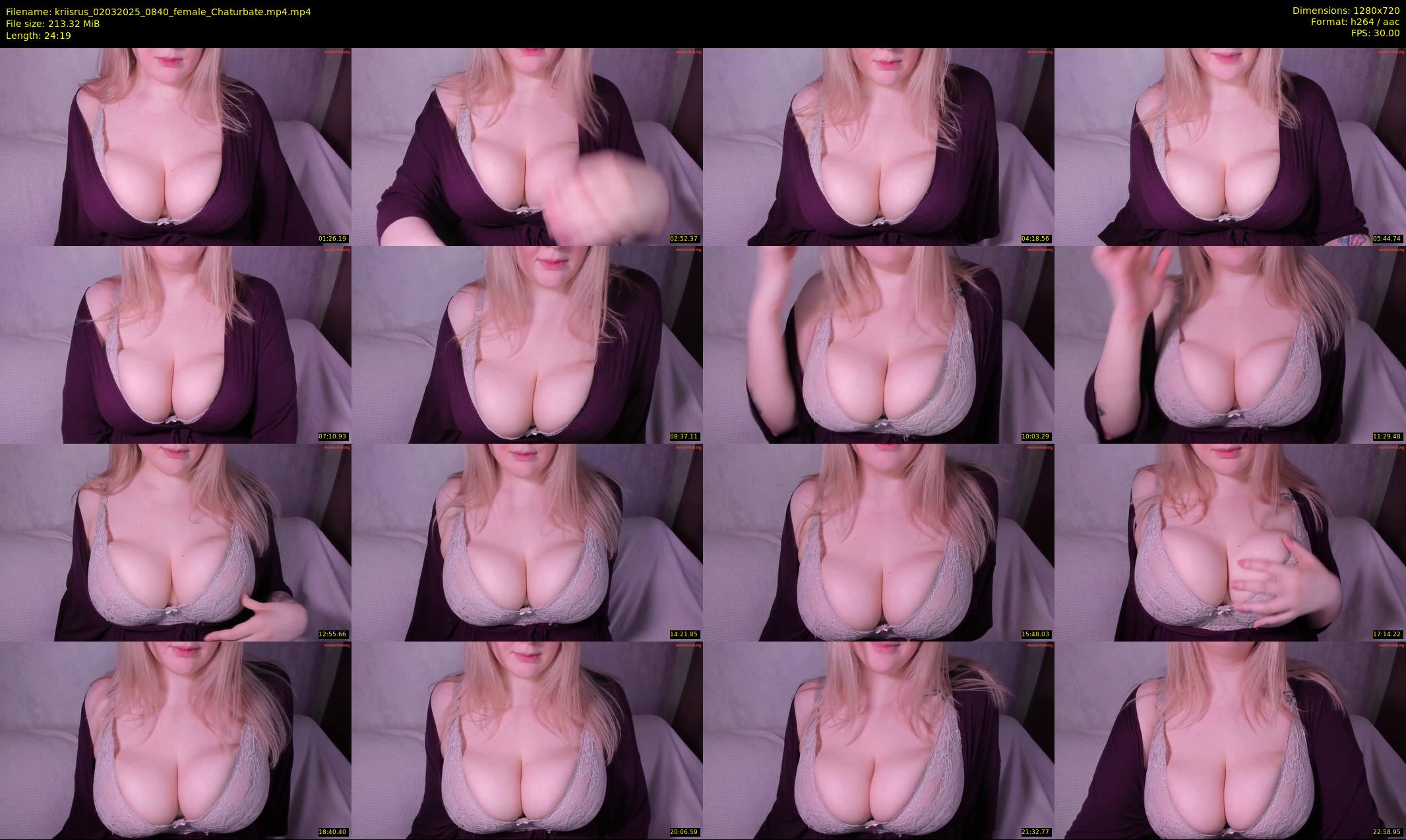 kriisrus — 25 minute Chaturbate female cam show recording, 720p, Mar 2, 2025