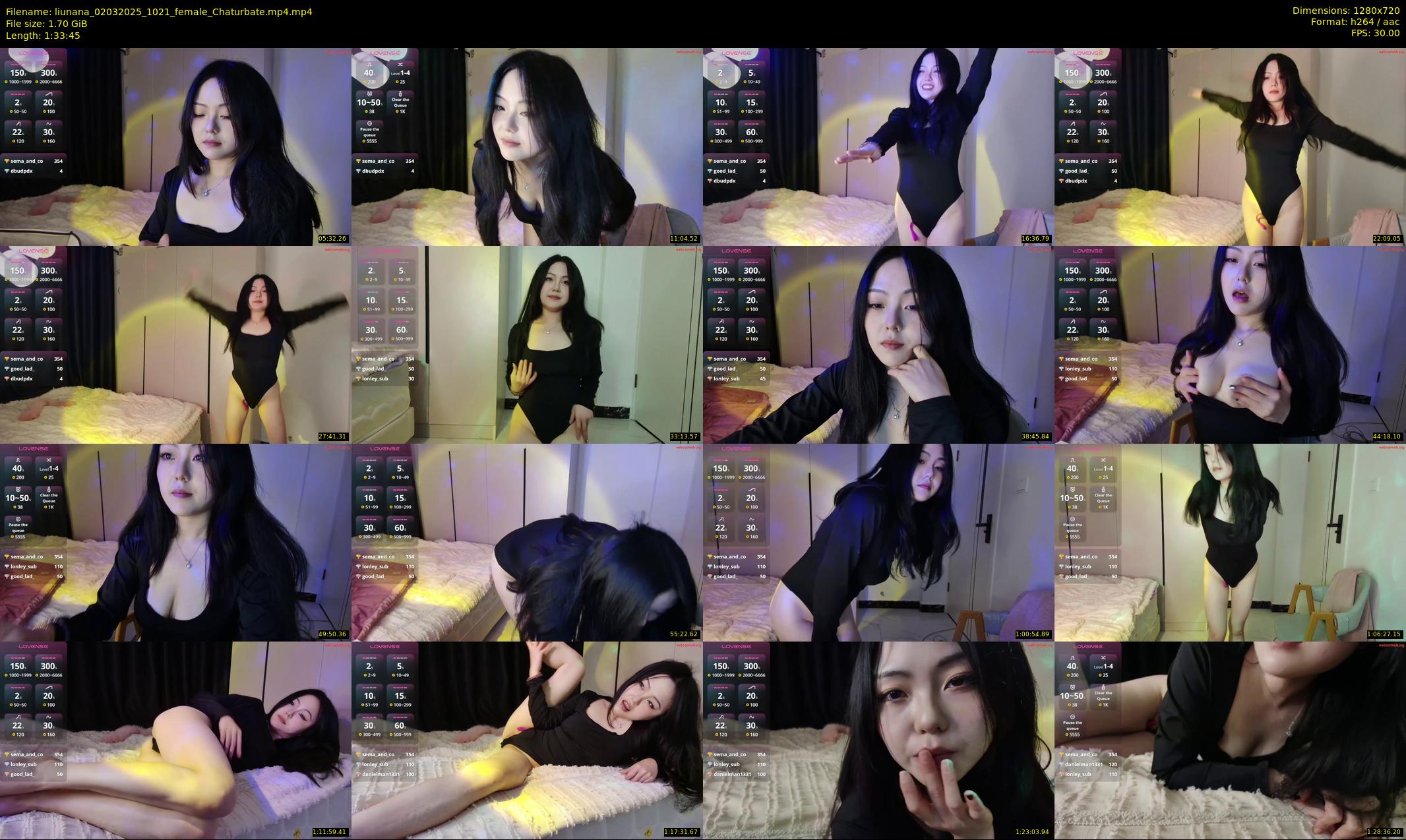 liunana — 94 minute Chaturbate female cam show recording, 720p, Mar 2, 2025