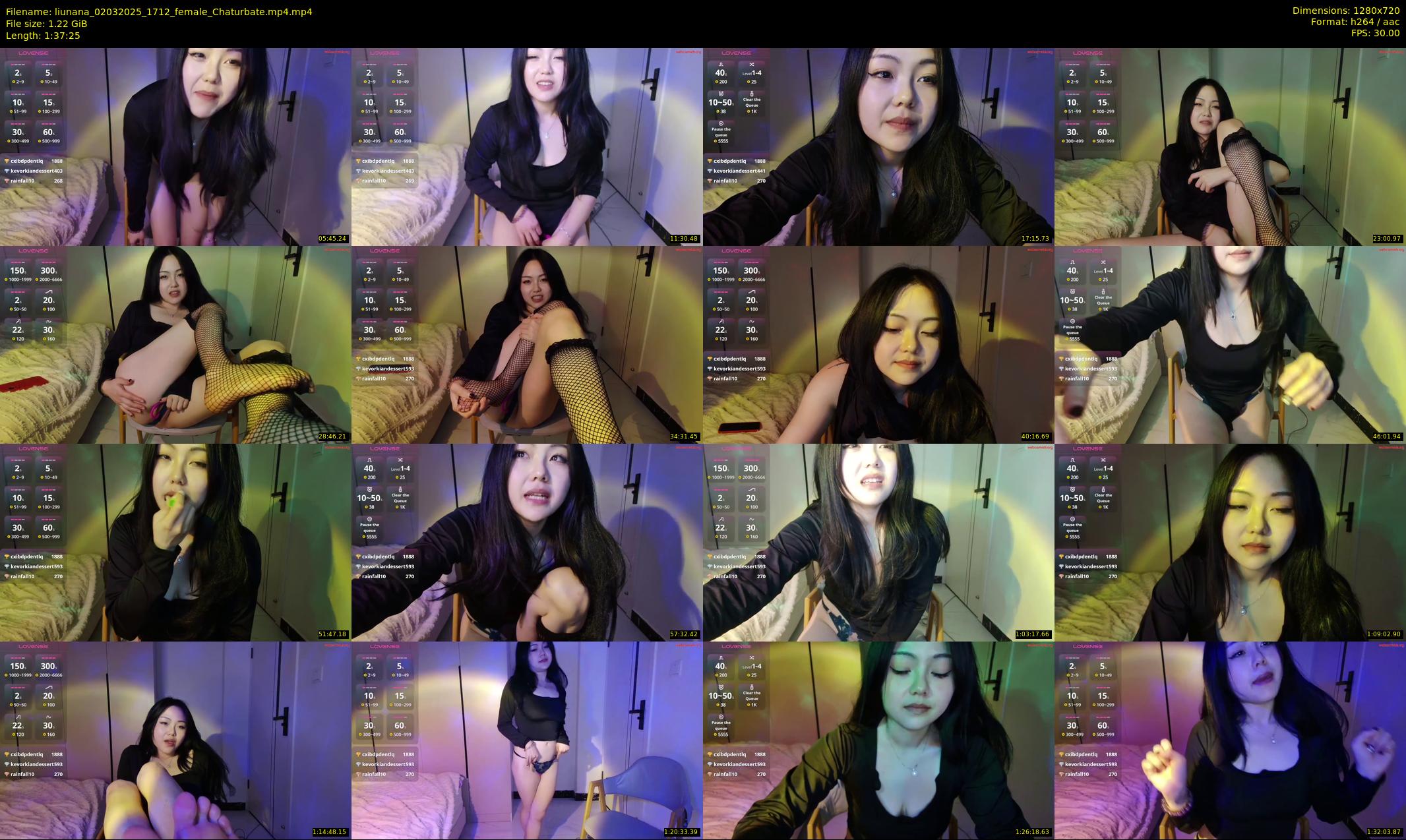 liunana — 98 minute Chaturbate female cam show recording, 720p, Mar 2, 2025