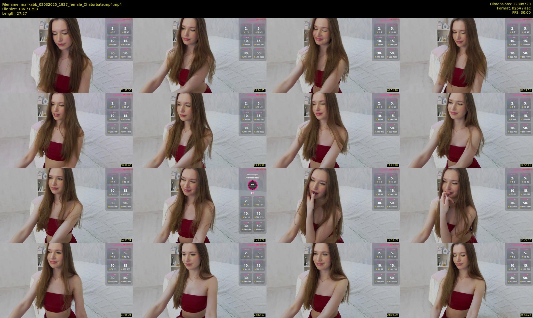 malikabb — 28 minute Chaturbate female cam show recording, 720p, Mar 2, 2025