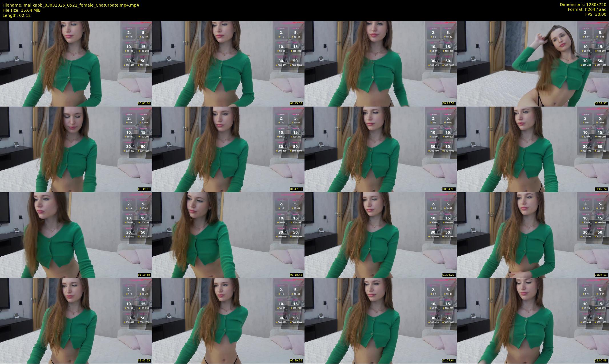 malikabb — 3 minute Chaturbate female cam show recording, 720p, Mar 3, 2025