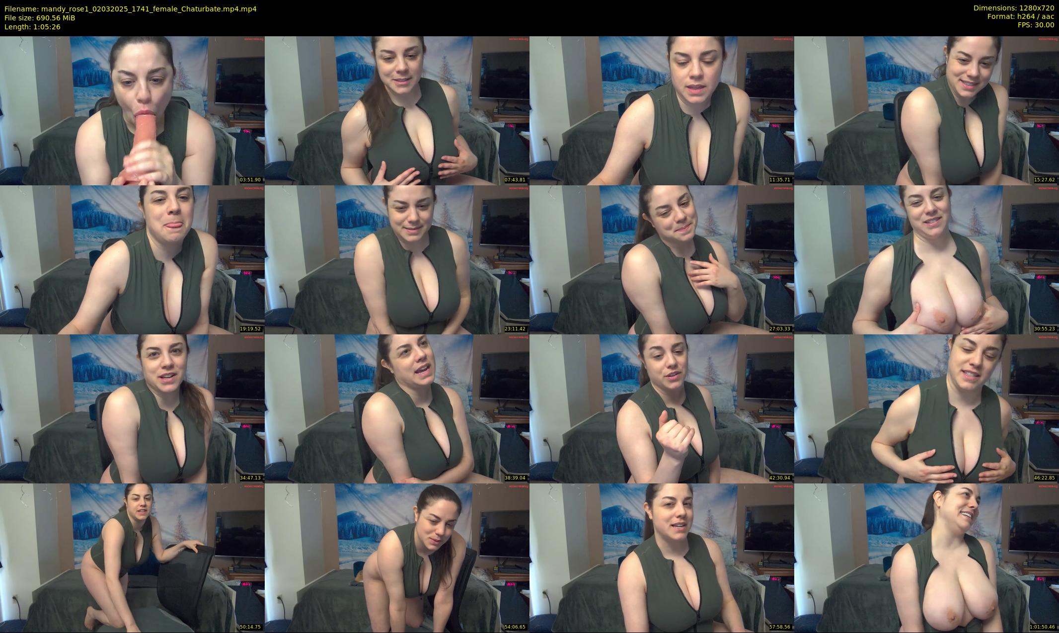 mandy_rose1 — 66 minute Chaturbate female cam show recording, 720p, Mar 2, 2025
