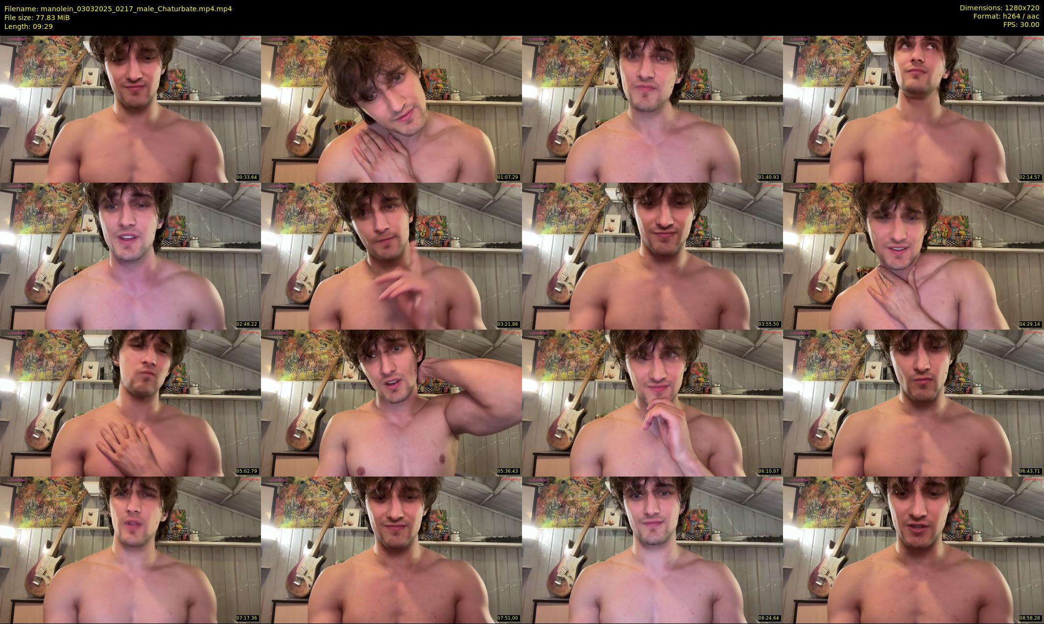 manolein — 10 minute Chaturbate male cam show recording, 720p, Mar 3, 2025