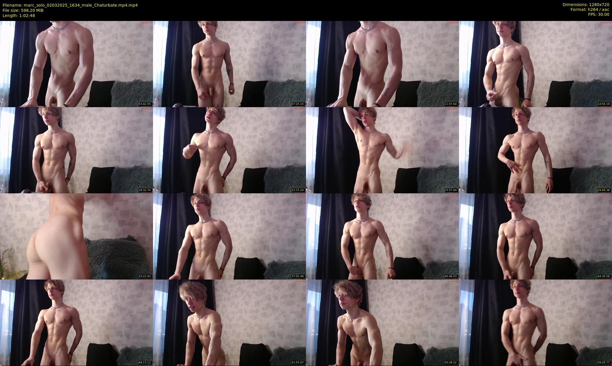 marc_solo — 63 minute Chaturbate male cam show recording, 720p, Mar 2, 2025