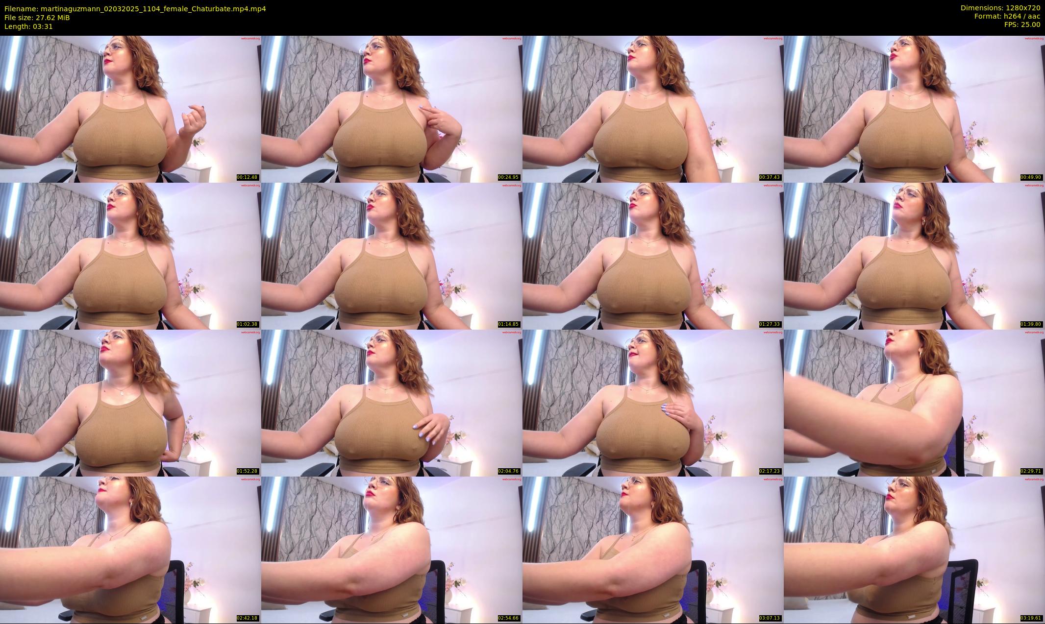 martinaguzmann — 4 minute Chaturbate female cam show recording, 720p, Mar 2, 2025