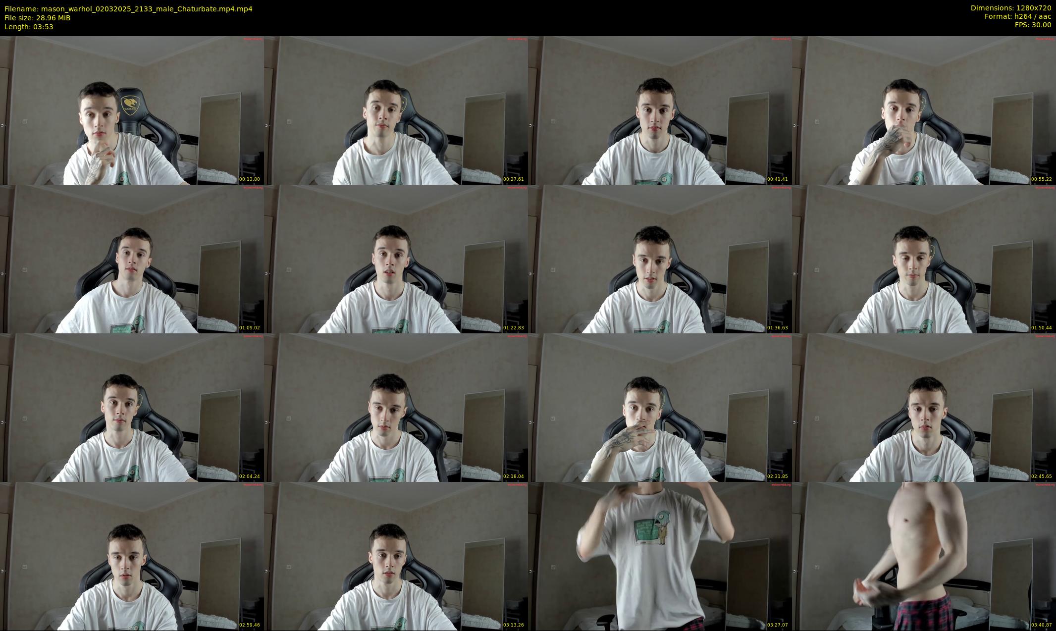 mason_warhol — 4 minute Chaturbate male cam show recording, 720p, Mar 2, 2025