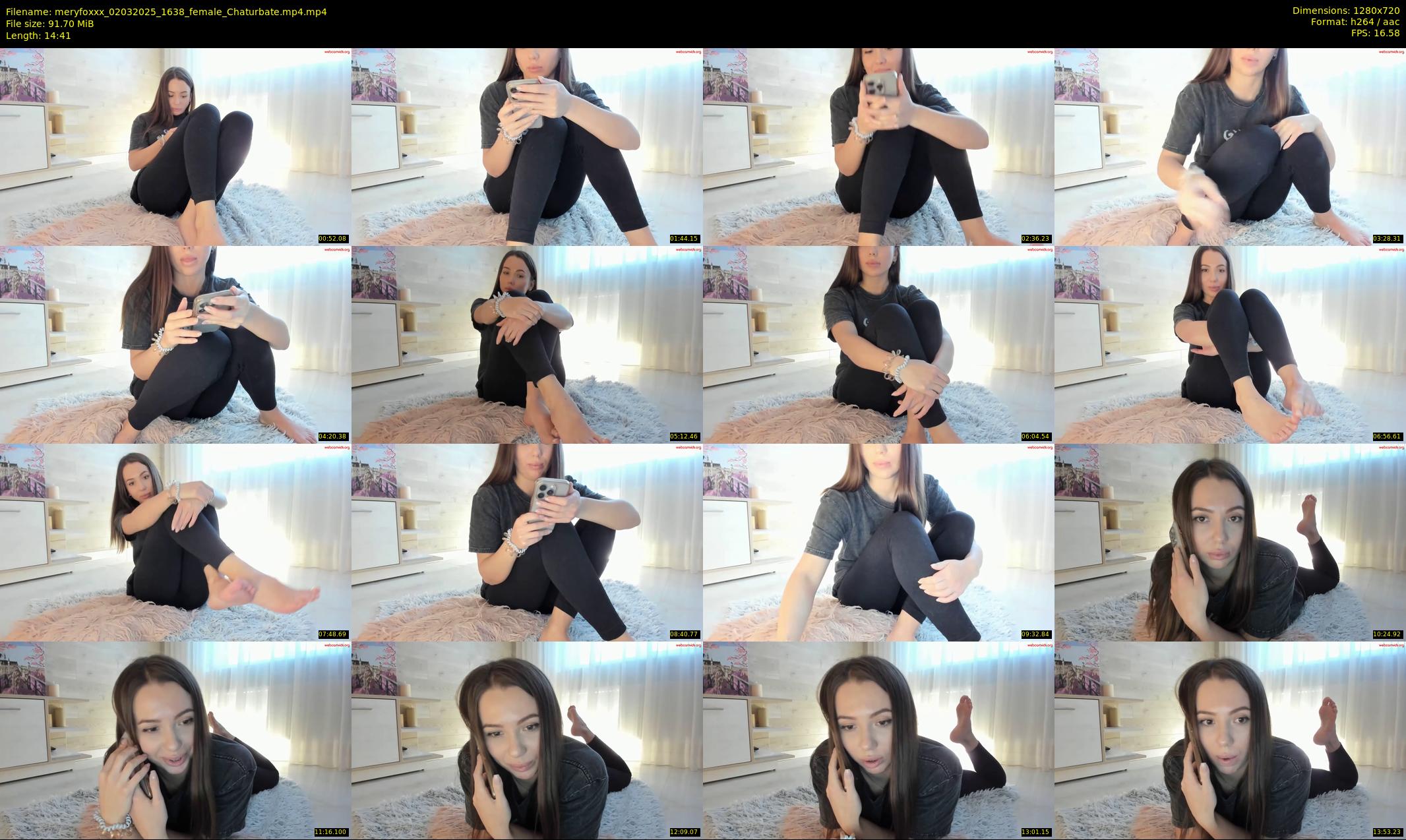 meryfoxxx — 15 minute Chaturbate female cam show recording, 720p, Mar 2, 2025
