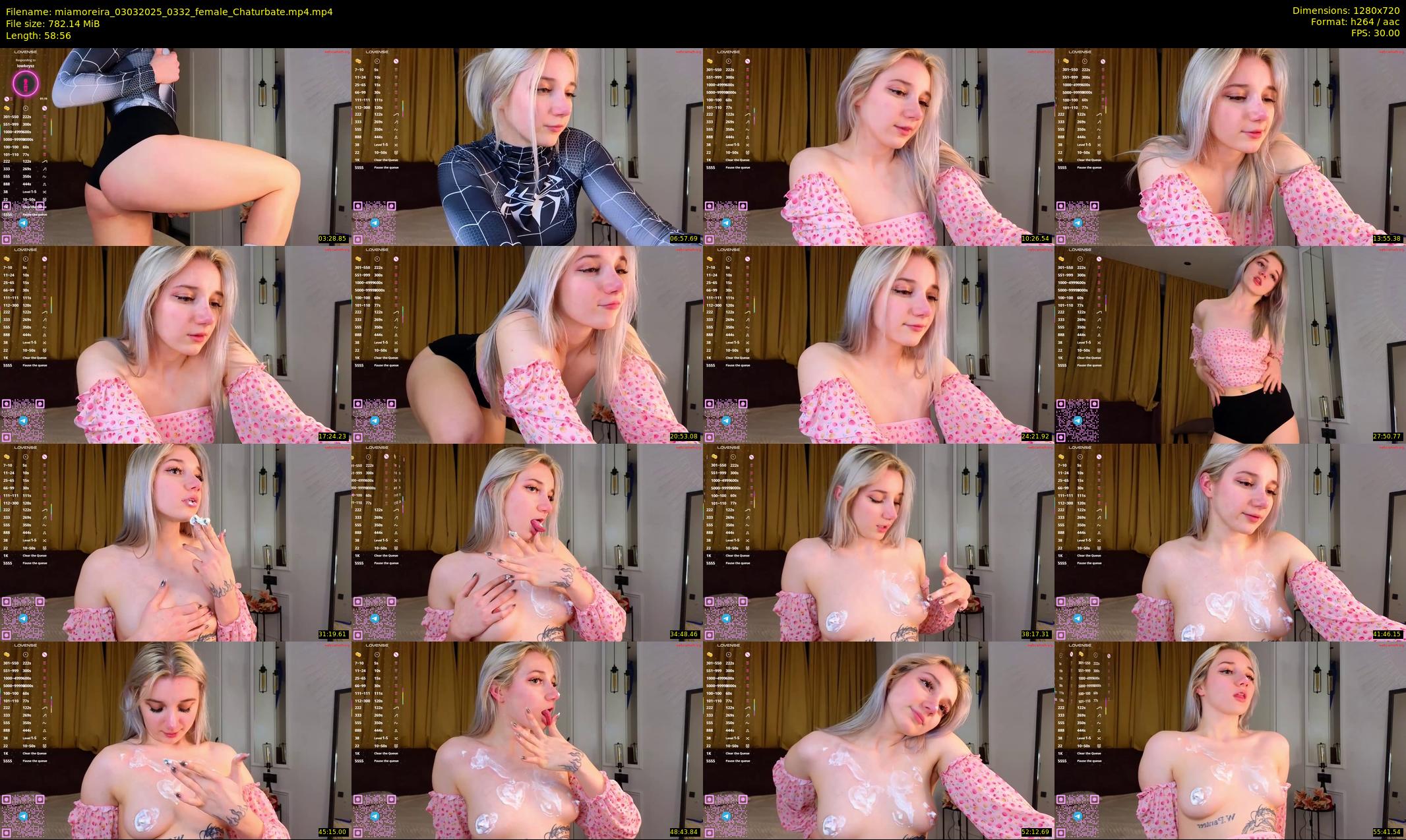 miamoreira — 59 minute Chaturbate female cam show recording, 720p, Mar 3, 2025