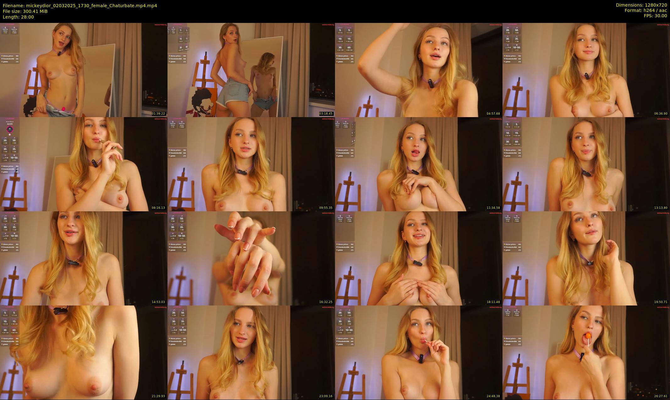 mickeydior — 28 minute Chaturbate female cam show recording, 720p, Mar 2, 2025