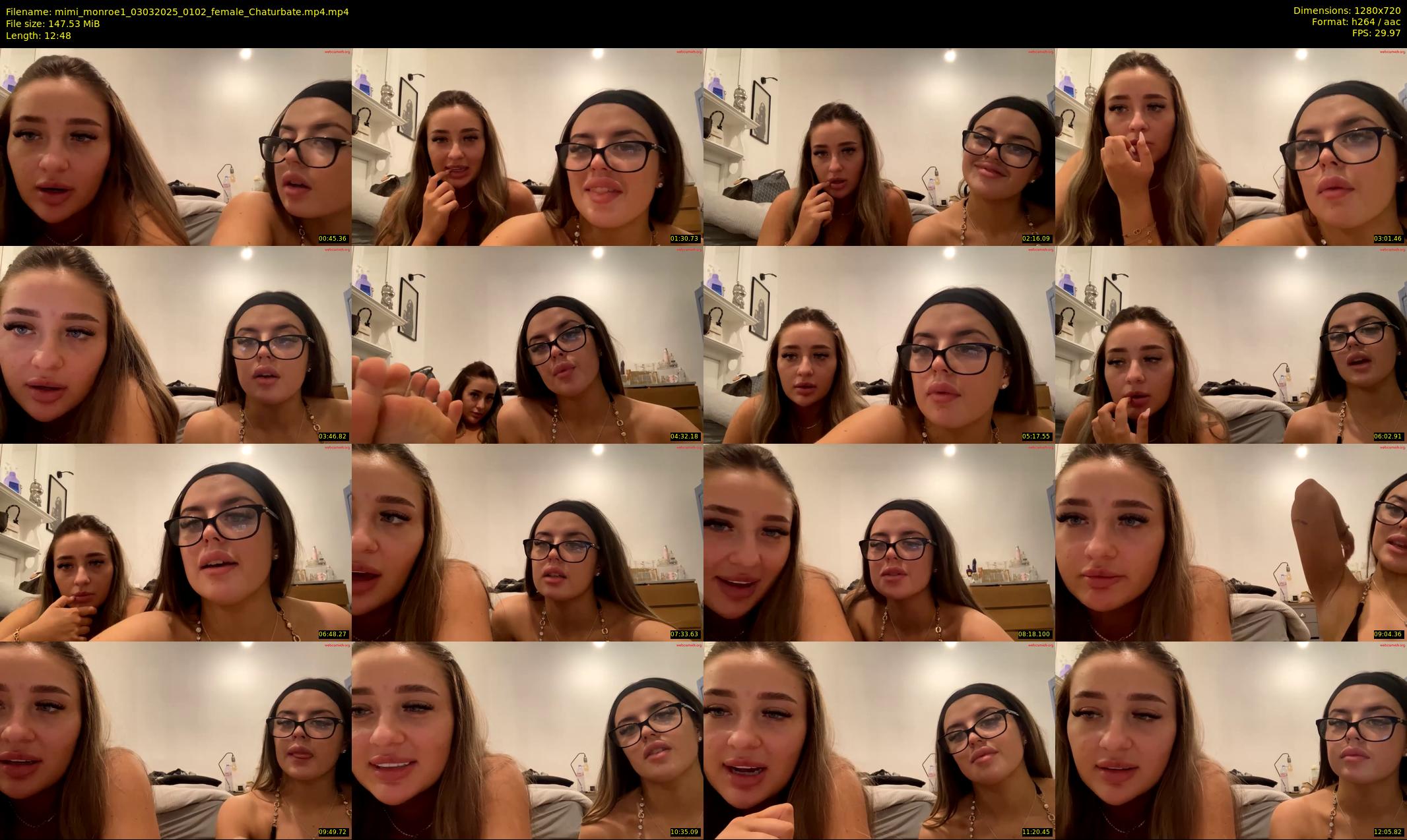 mimi_monroe1 — 13 minute Chaturbate female cam show recording, 720p, Mar 3, 2025