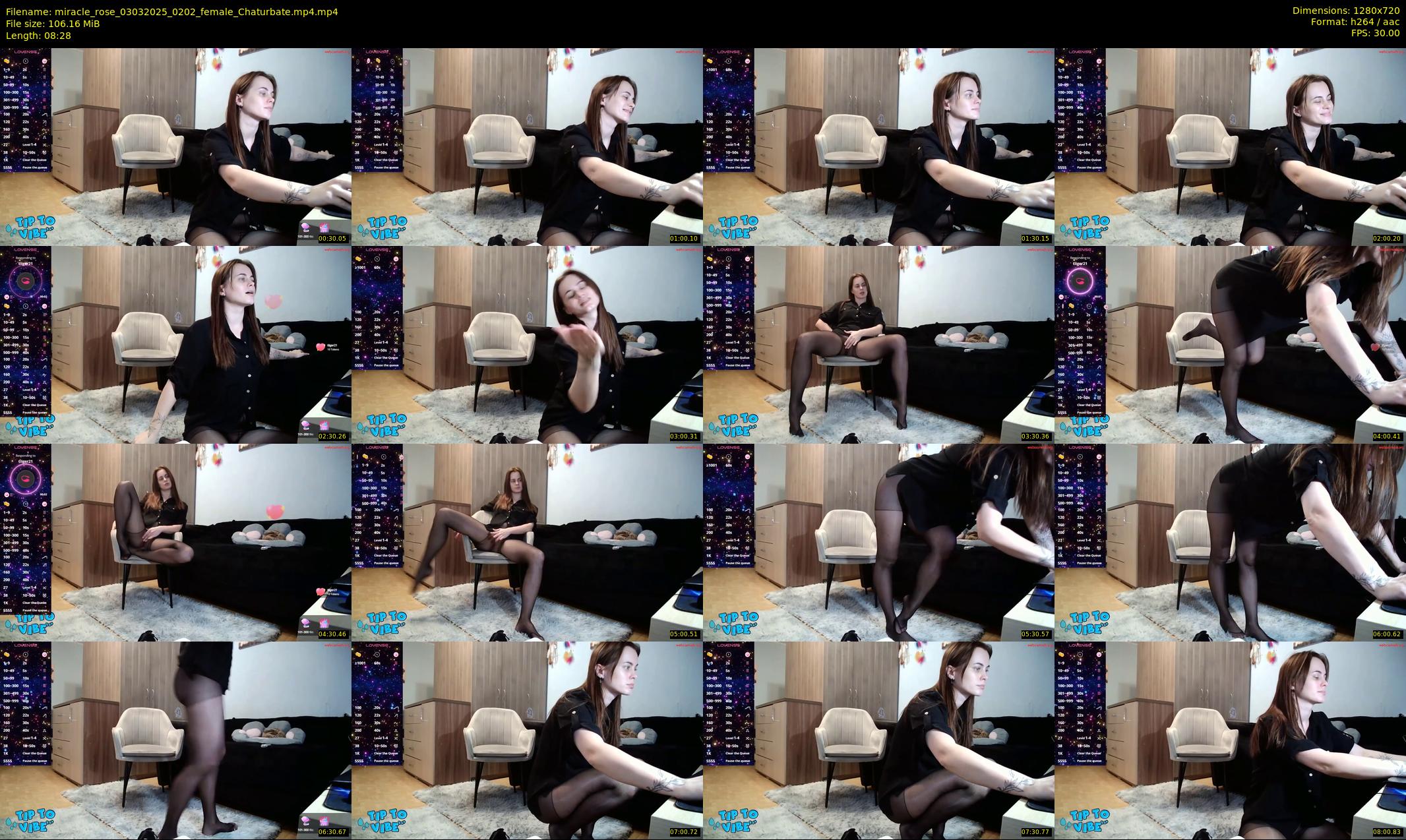 miracle_rose — 9 minute Chaturbate female cam show recording, 720p, Mar 3, 2025