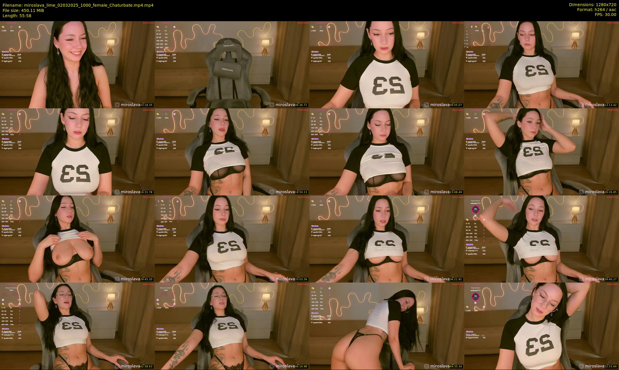 miroslava_lime — 56 minute Chaturbate female cam show recording, 720p, Mar 2, 2025