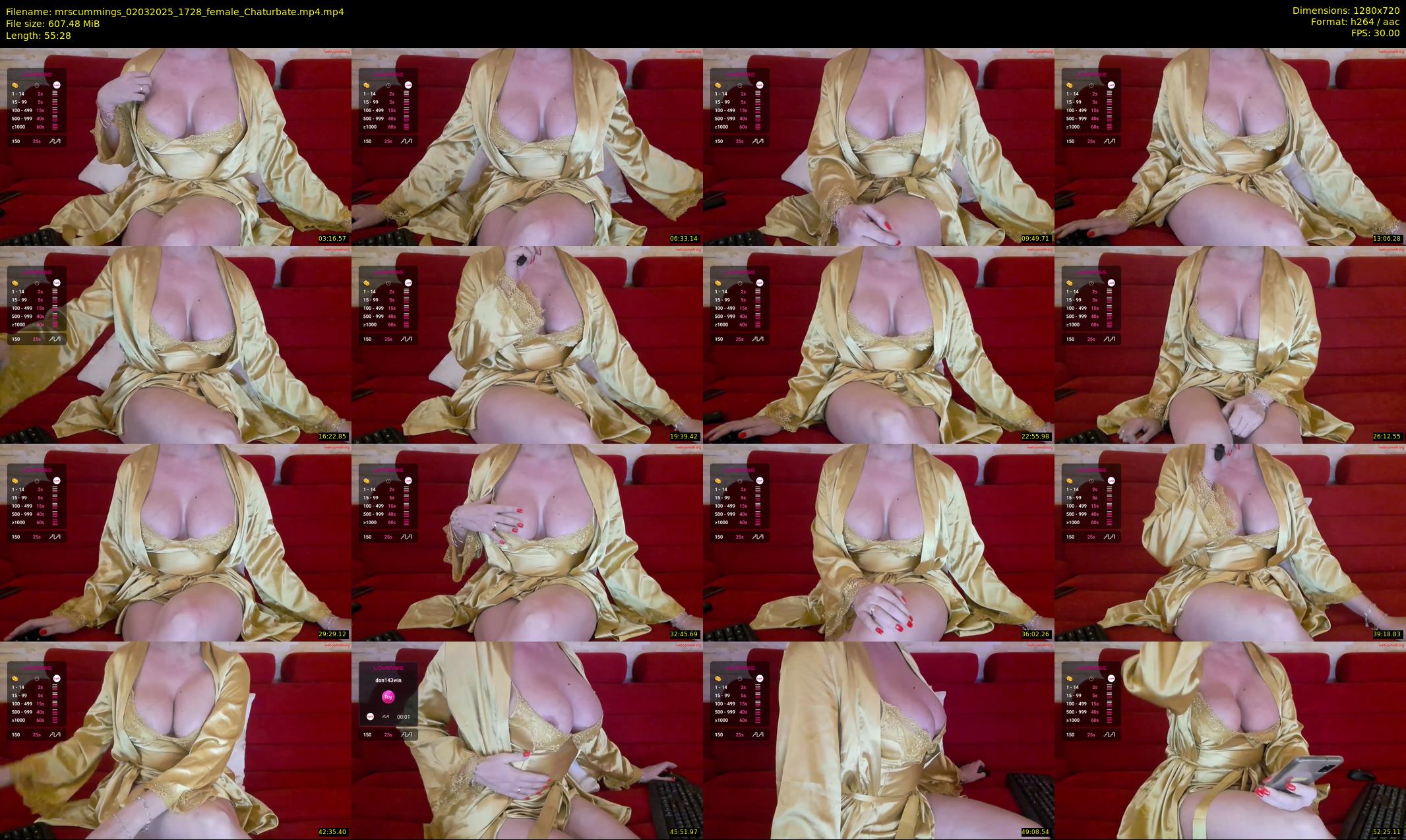 mrscummings — 56 minute Chaturbate female cam show recording, 720p, Mar 2, 2025