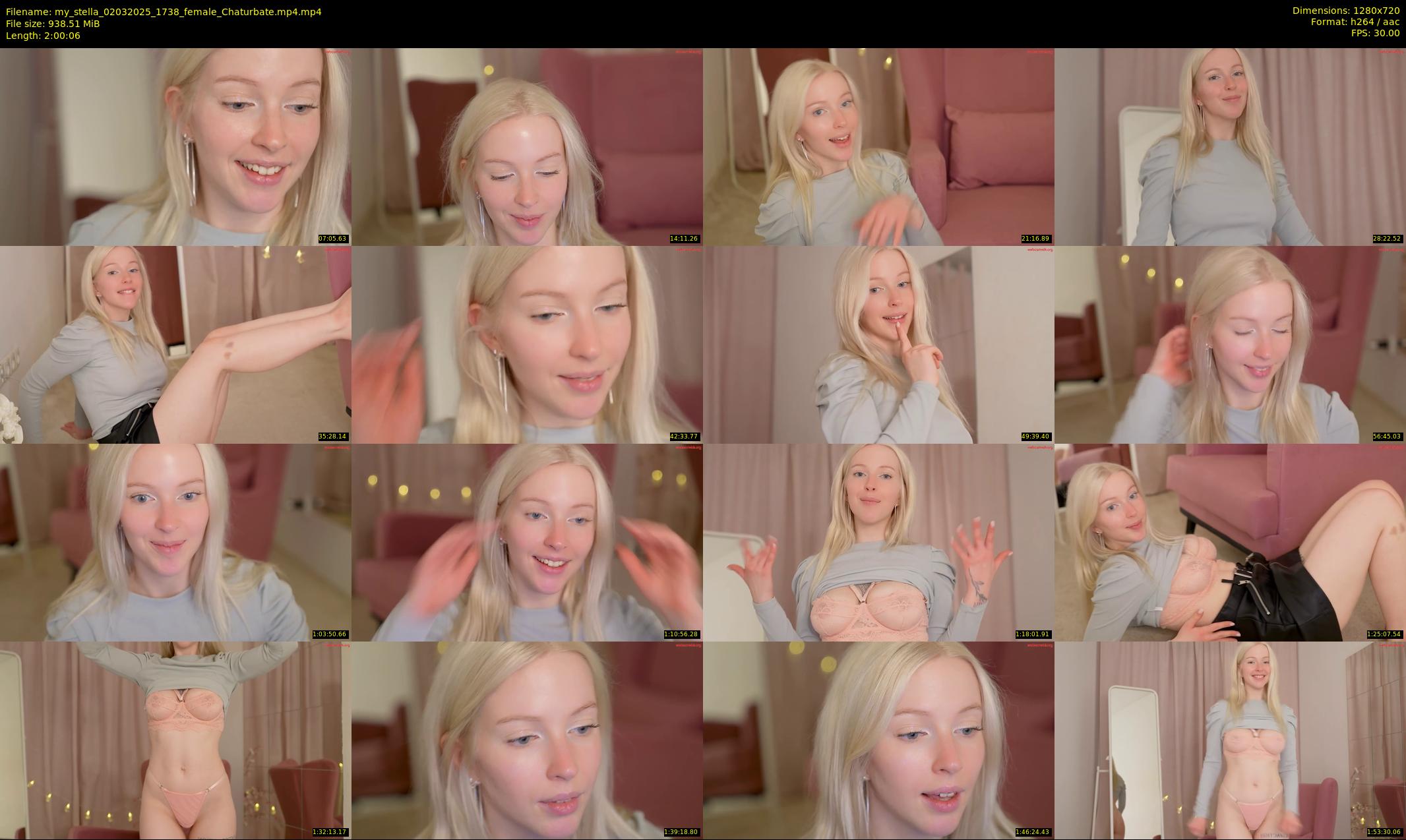 my_stella — 121 minute Chaturbate female cam show recording, 720p, Mar 2, 2025
