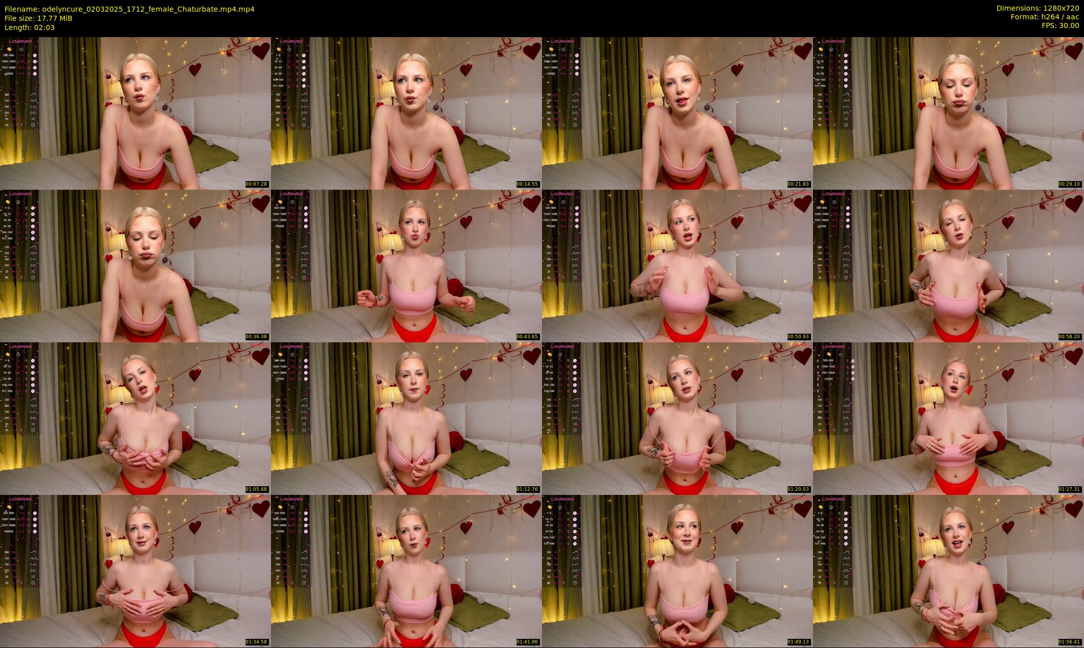 odelyncure — 3 minute Chaturbate female cam show recording, 720p, Mar 2, 2025