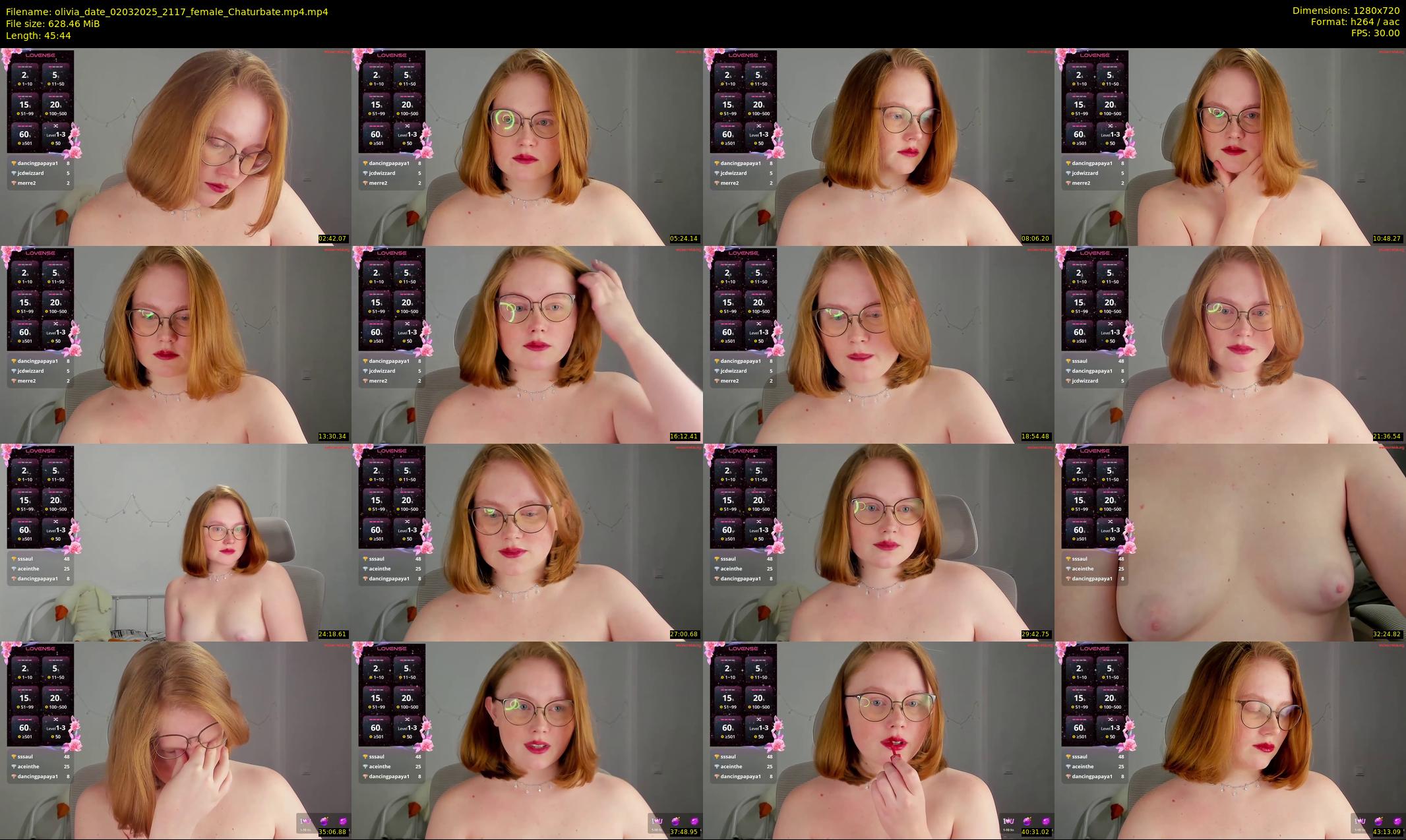 olivia_date — 46 minute Chaturbate female cam show recording, 720p, Mar 2, 2025