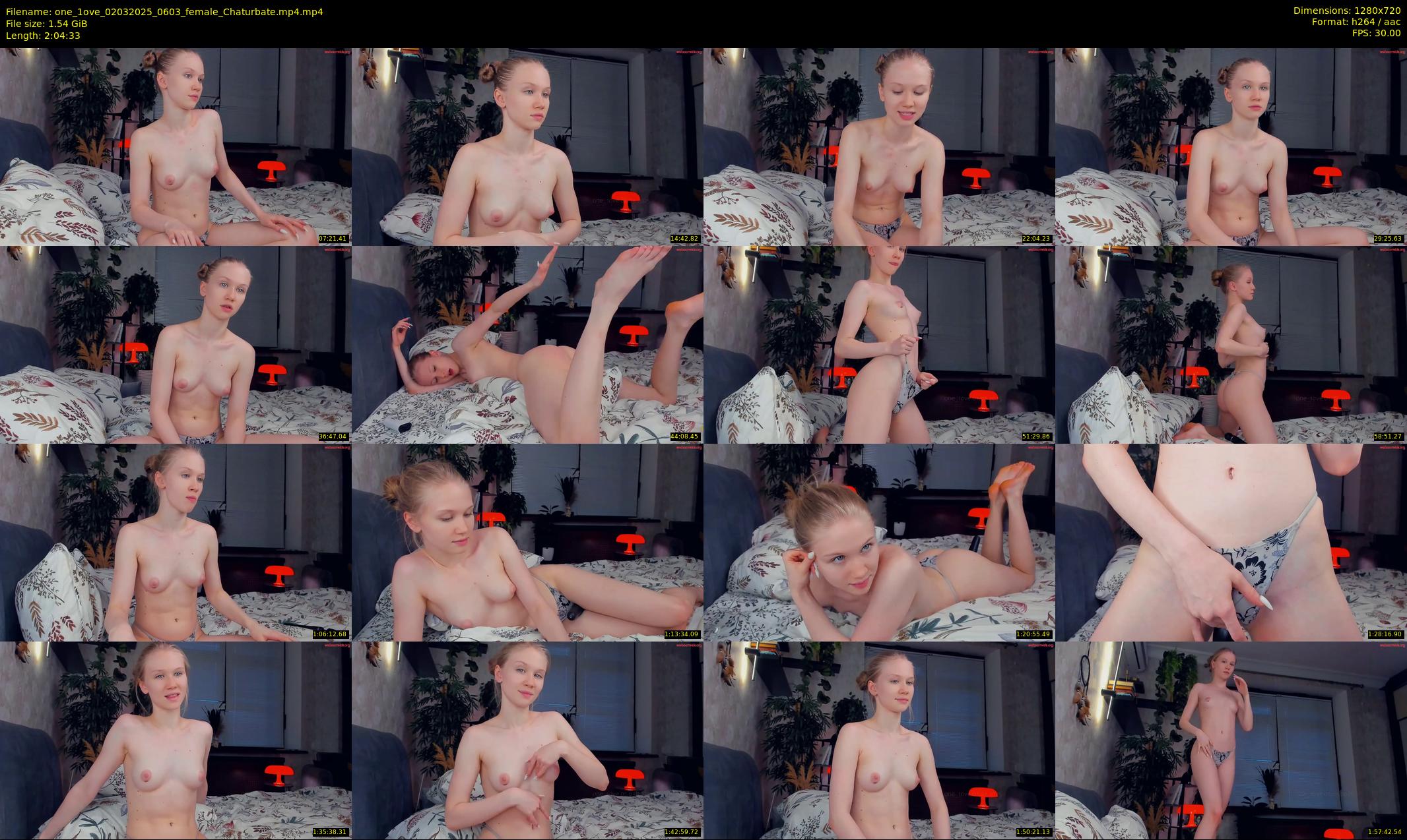 one_1ove — 125 minute Chaturbate female cam show recording, 720p, Mar 2, 2025