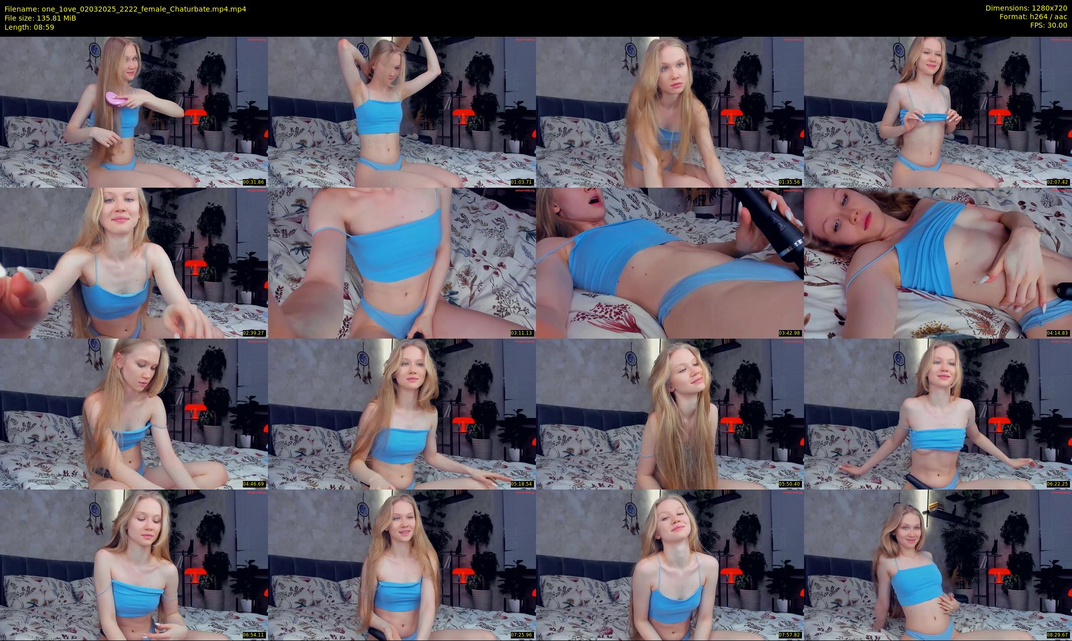 one_1ove — 9 minute Chaturbate female cam show recording, 720p, Mar 2, 2025