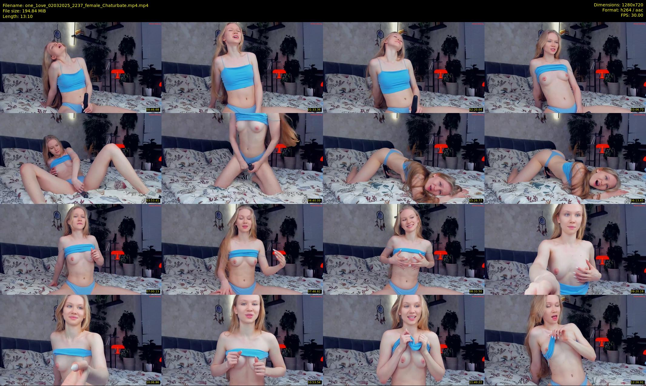 one_1ove — 14 minute Chaturbate female cam show recording, 720p, Mar 2, 2025